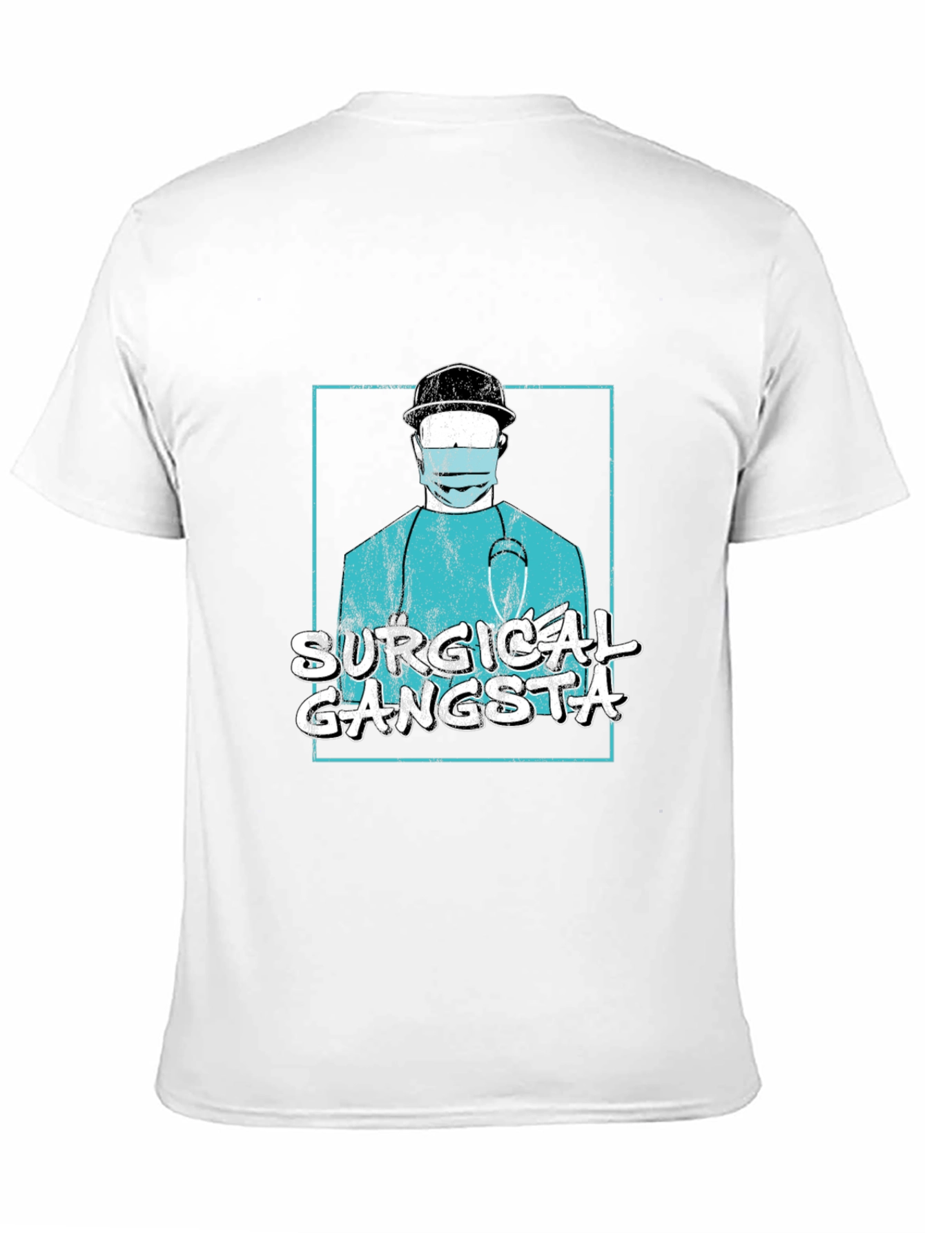 Surgical Gangsta Graphic T-Shirt - Black