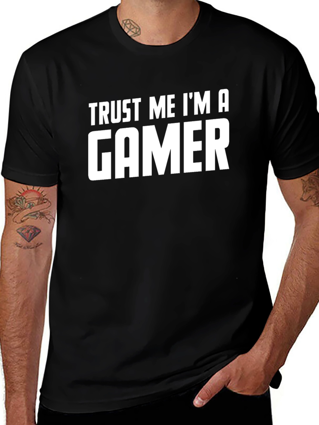 Trust Me Im A Gamer T-Shirt - Black