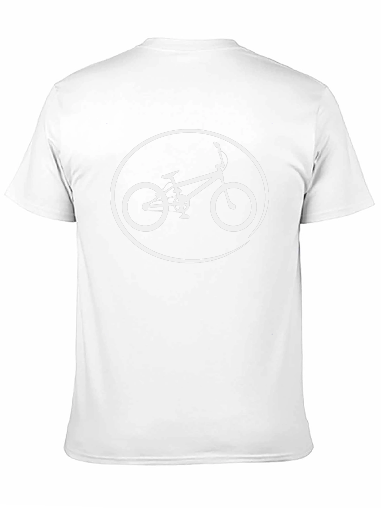 Cool BMX Bike Graphic Tee - Black Cotton Shirt