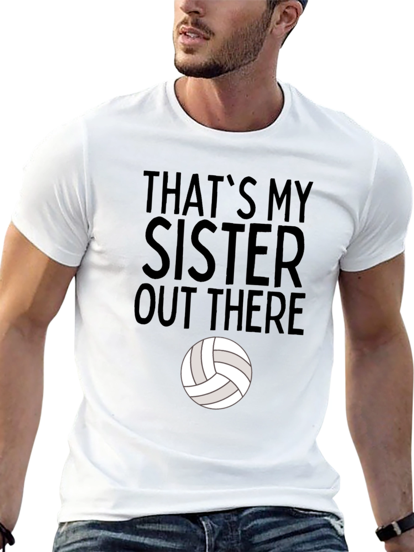 Thats My Sister Volleyball T-Shirt