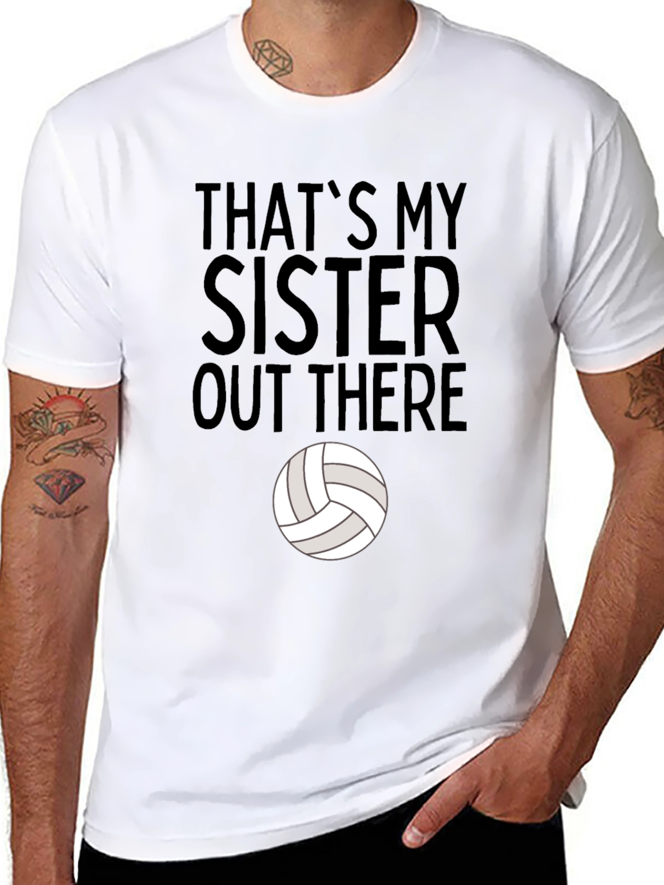 Thats My Sister Volleyball T-Shirt