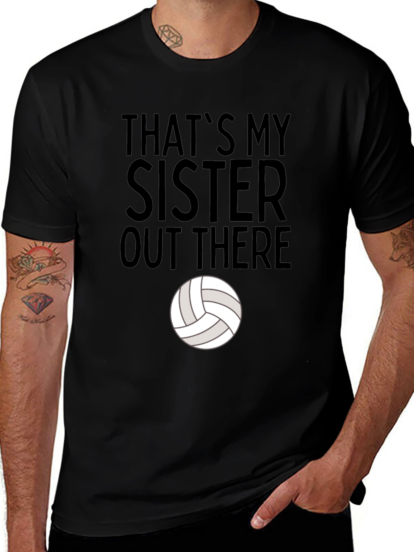 Thats My Sister Volleyball T-Shirt