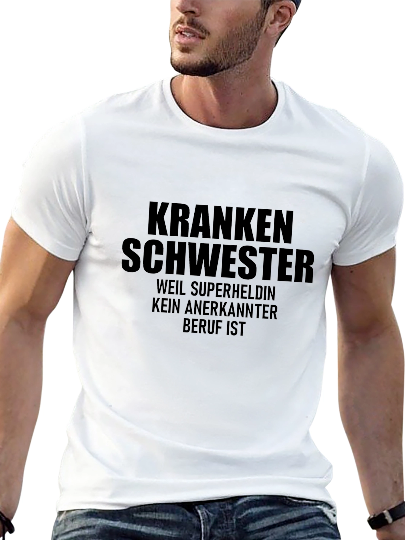 Krankenschwester Nurse Superheldin T-Shirt