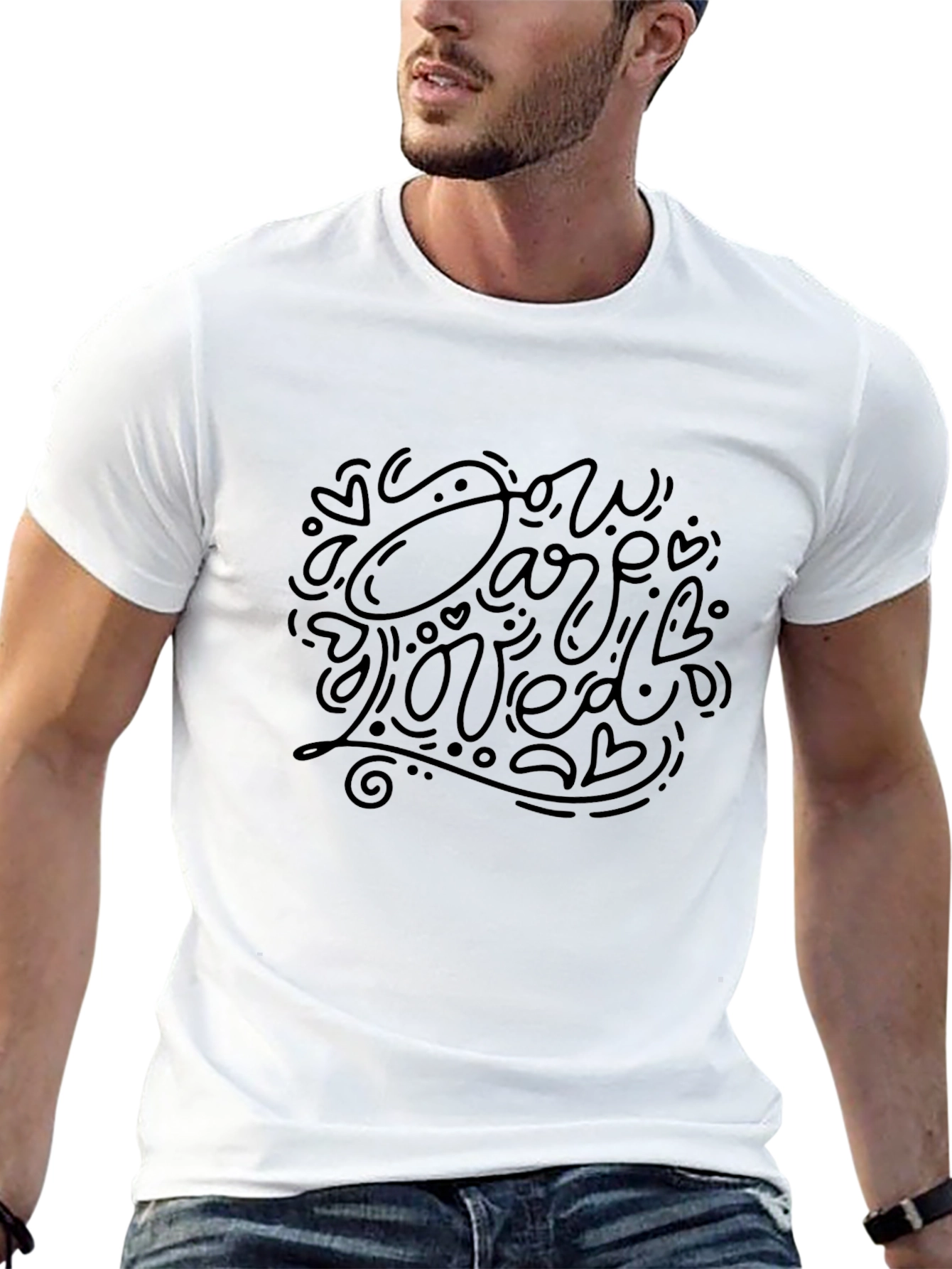 Loved Design Black T-Shirt