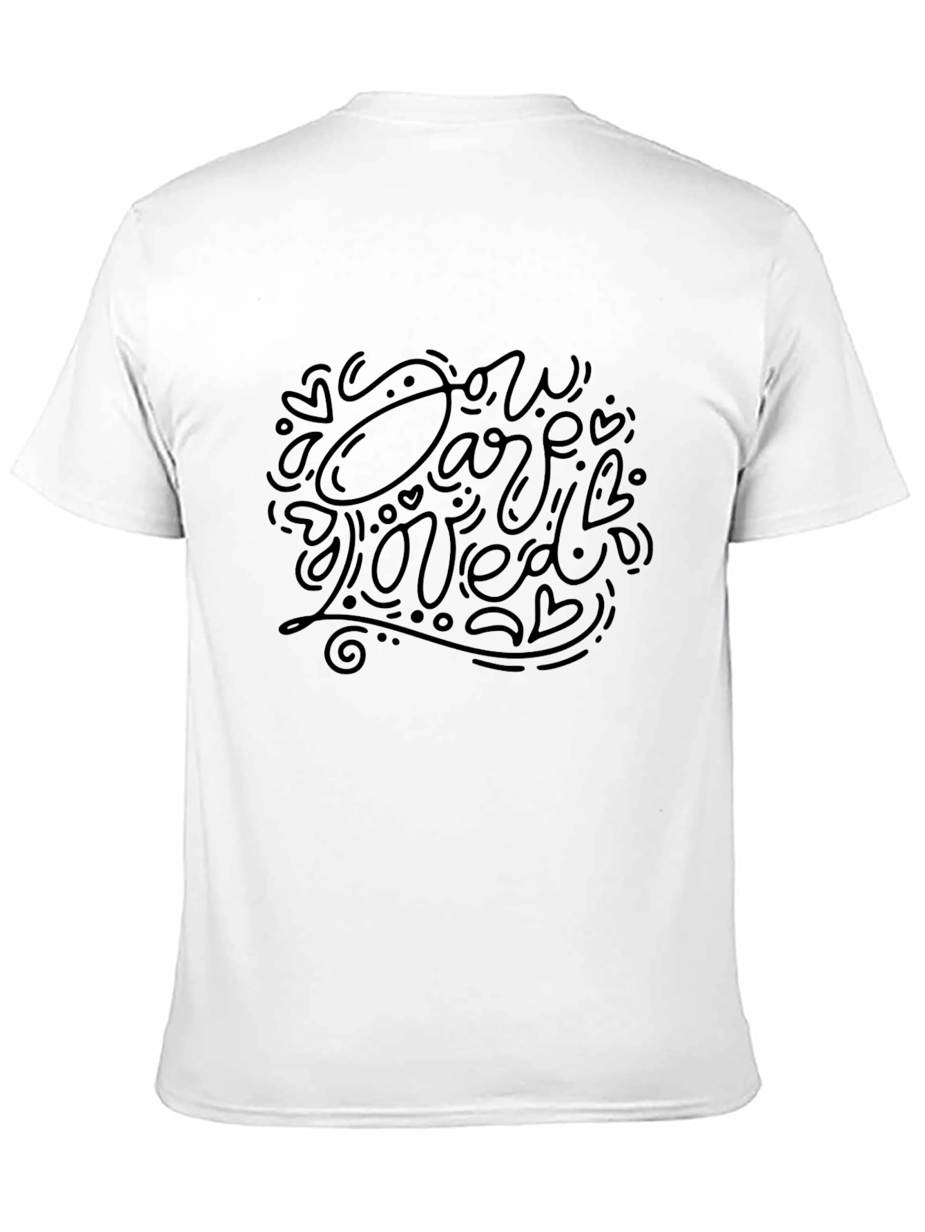 Loved Design Black T-Shirt