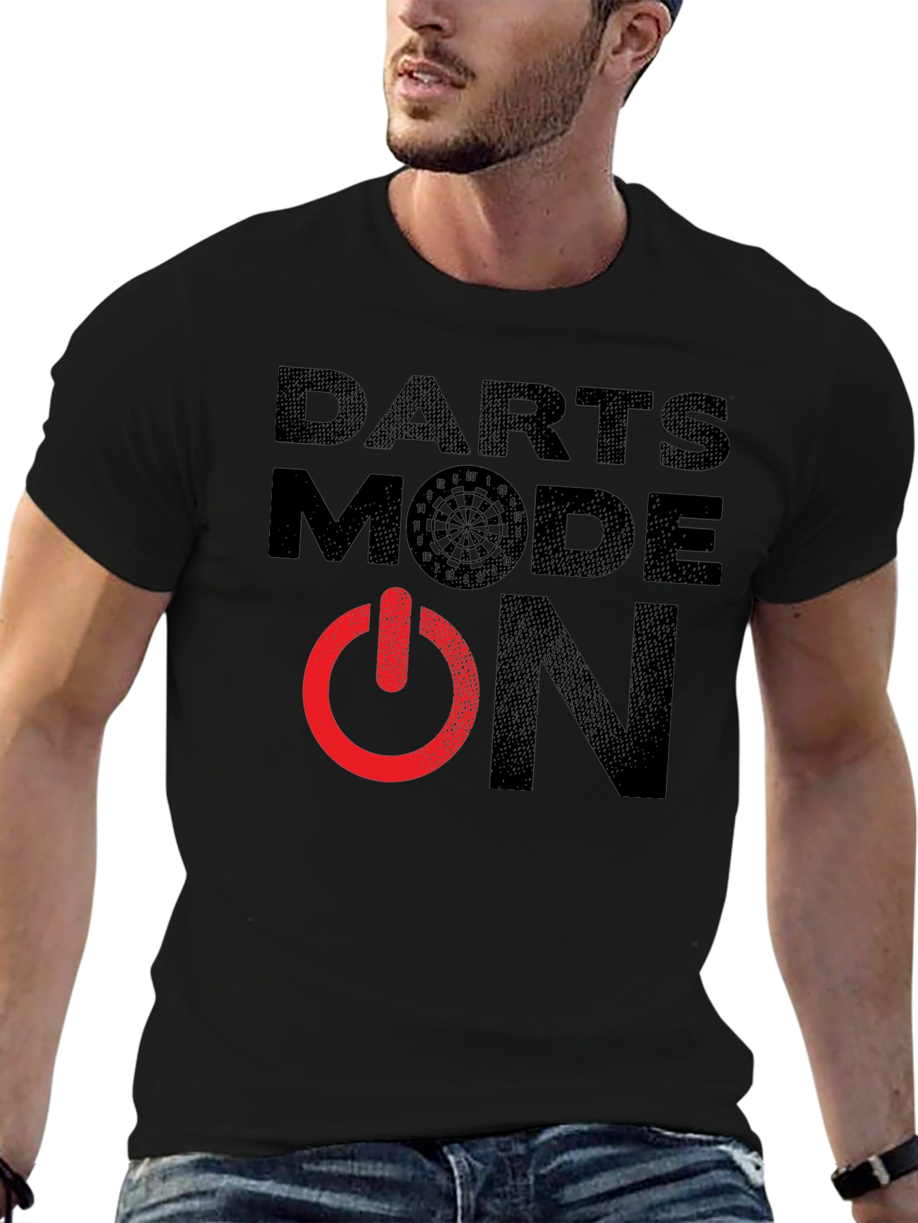 Darts Mode On T-Shirt - Game Ready
