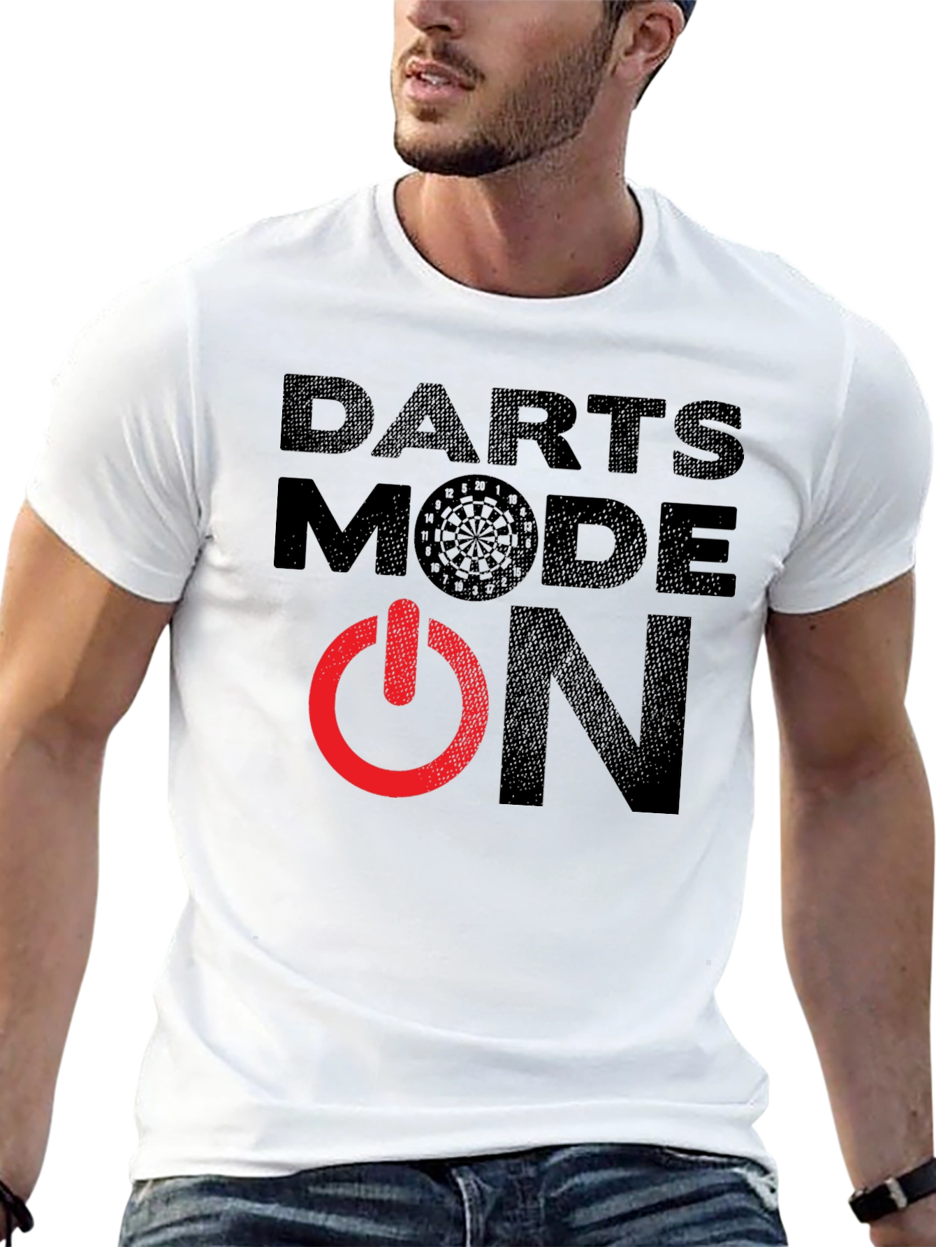 Darts Mode On T-Shirt - Game Ready