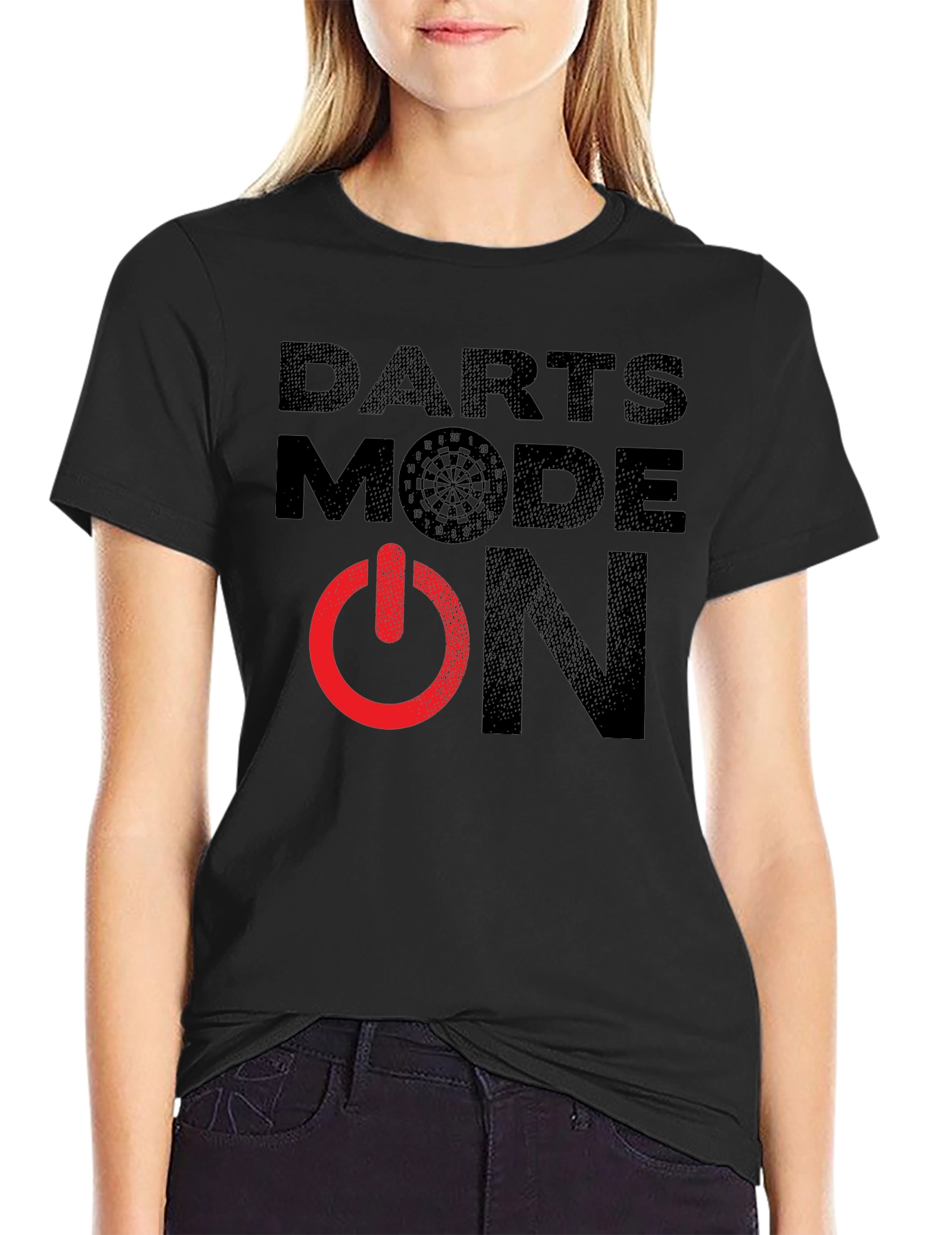 Darts Mode On T-Shirt - Game Ready