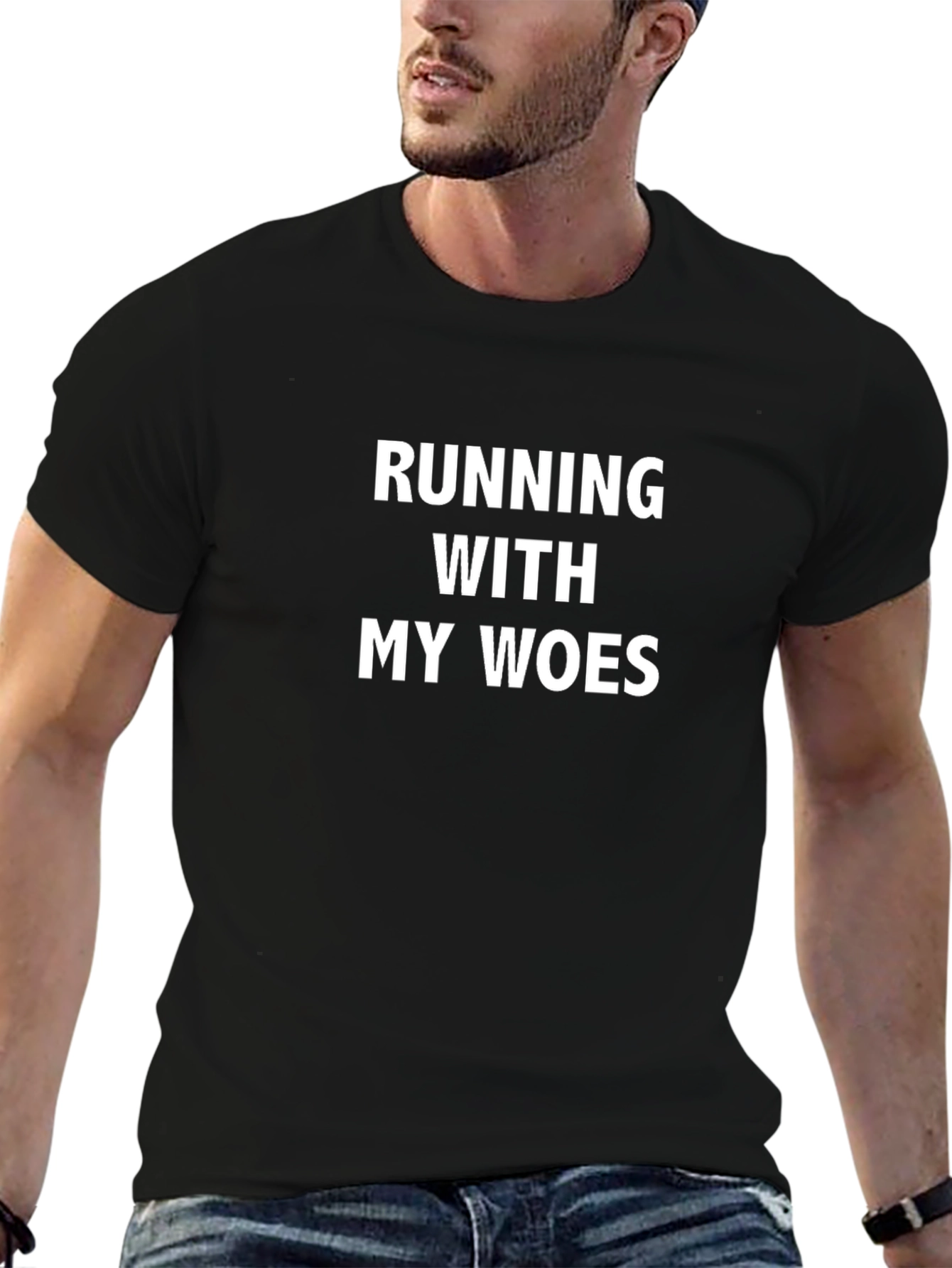 Running With My Woes Graphic Tee