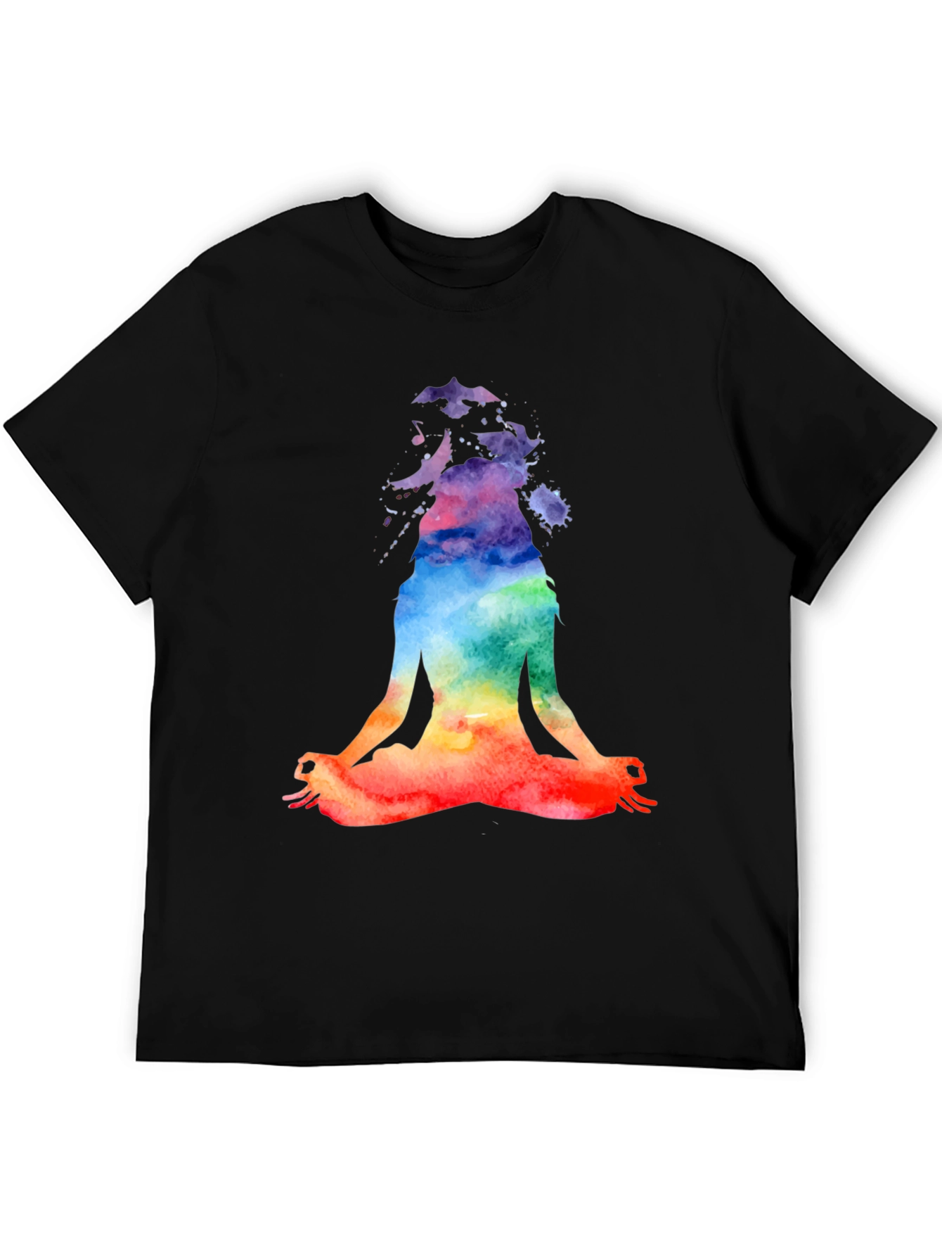 Yoga Meditation Watercolor T-Shirt