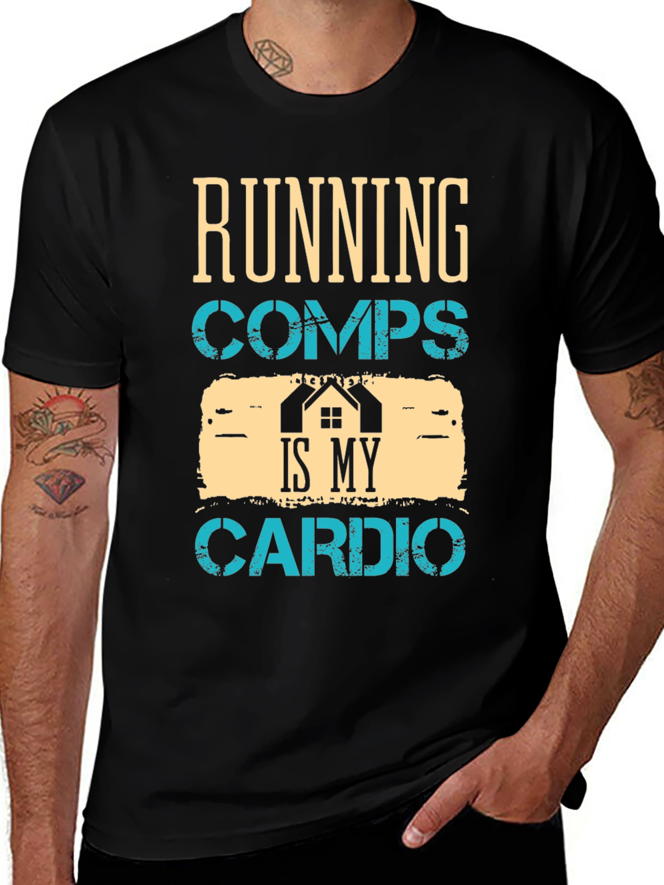 Running Comps Is My Cardio Graphic T-Shirt