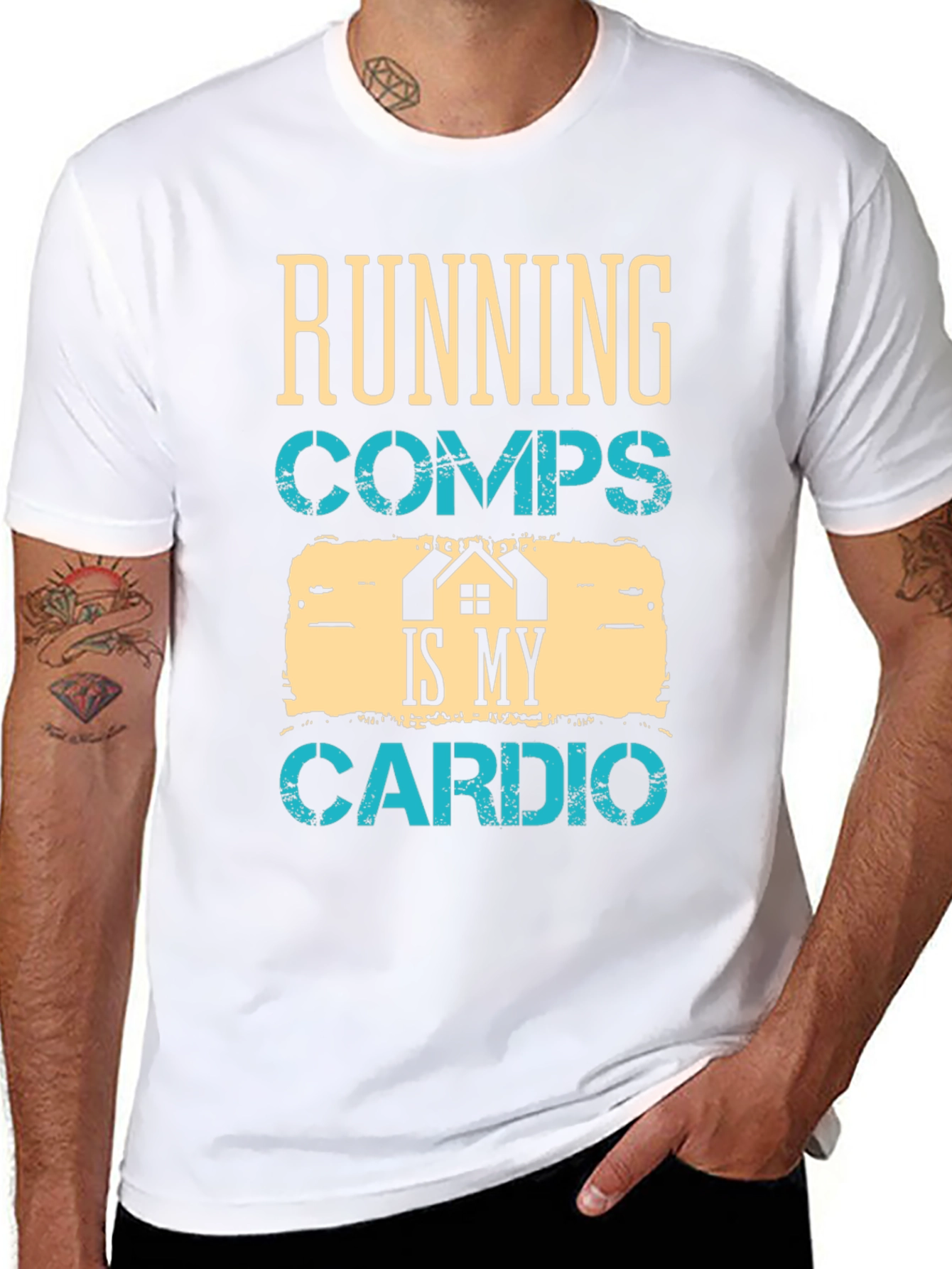 Running Comps Is My Cardio Graphic T-Shirt