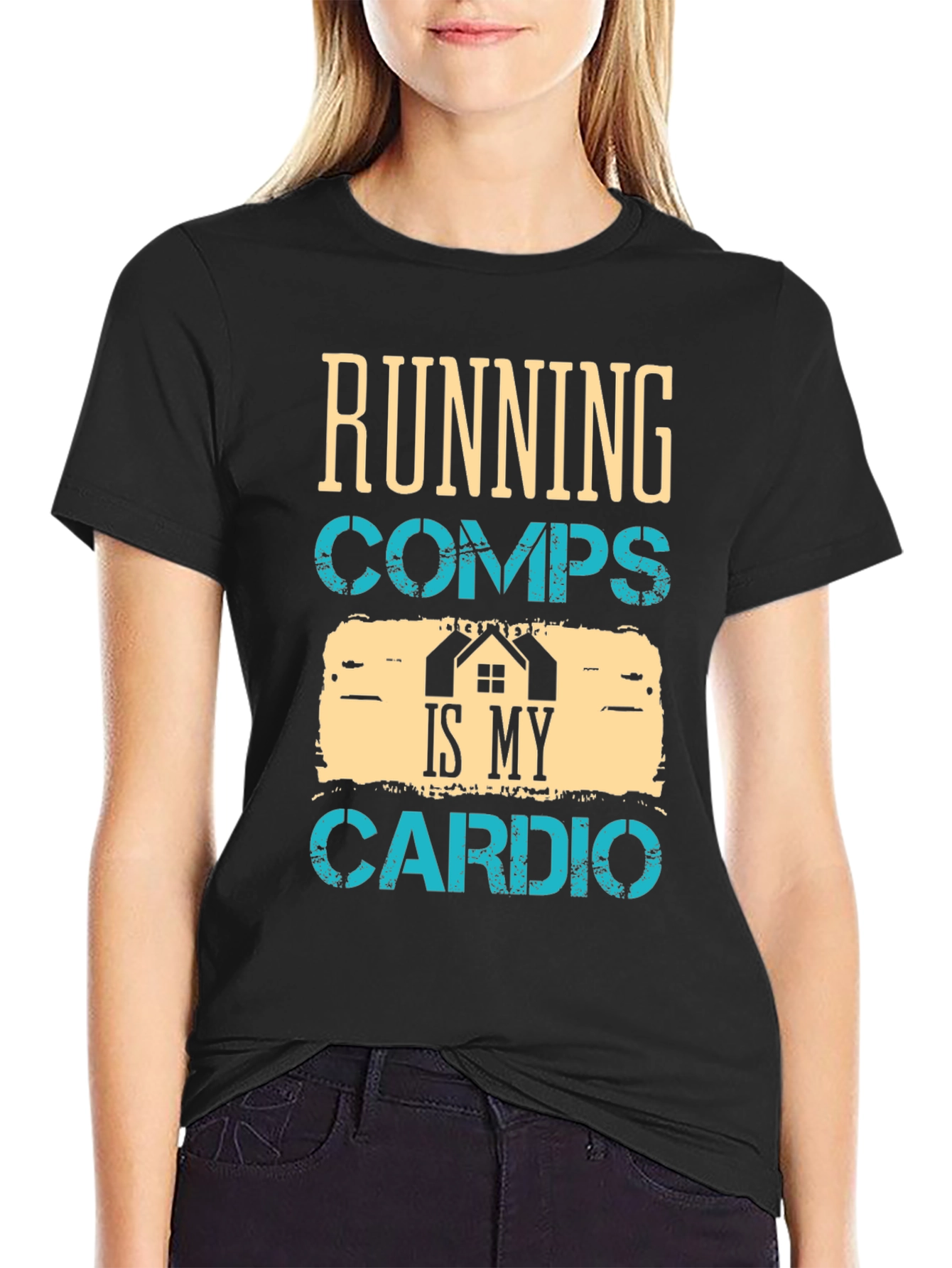Running Comps Is My Cardio Graphic T-Shirt