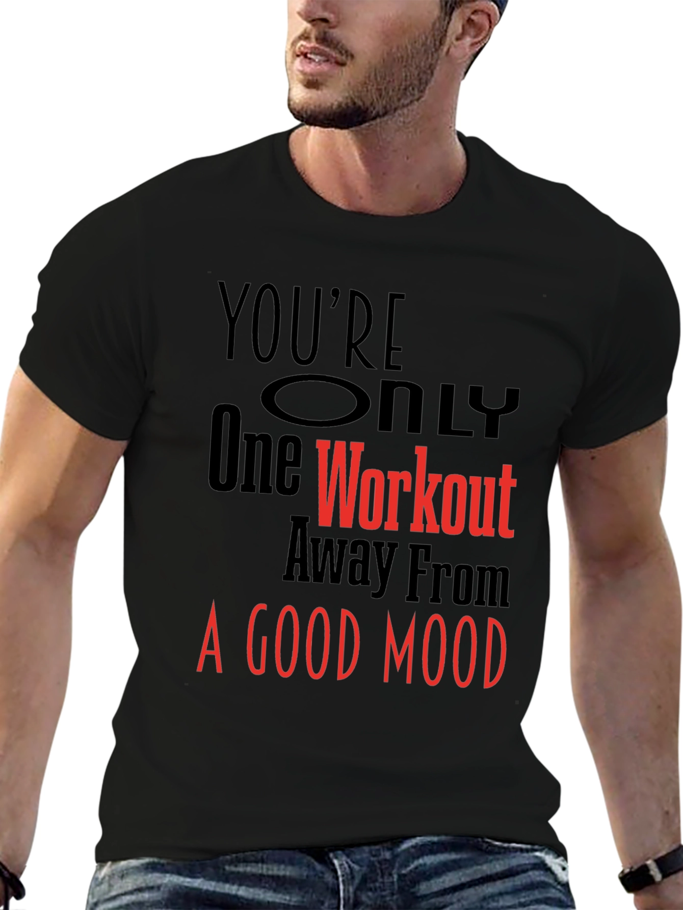 Workout Motivation T-Shirt - Good Mood Guarantee!