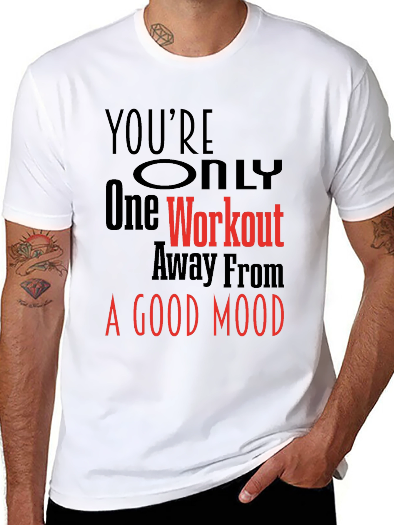 Workout Motivation T-Shirt - Good Mood Guarantee!