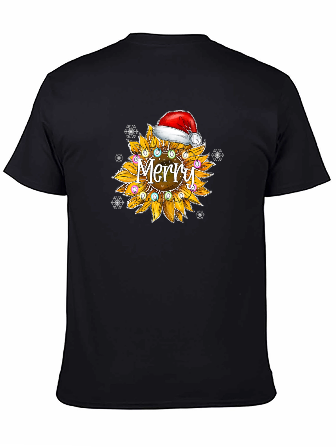 Merry Sunflower Christmas T-Shirt