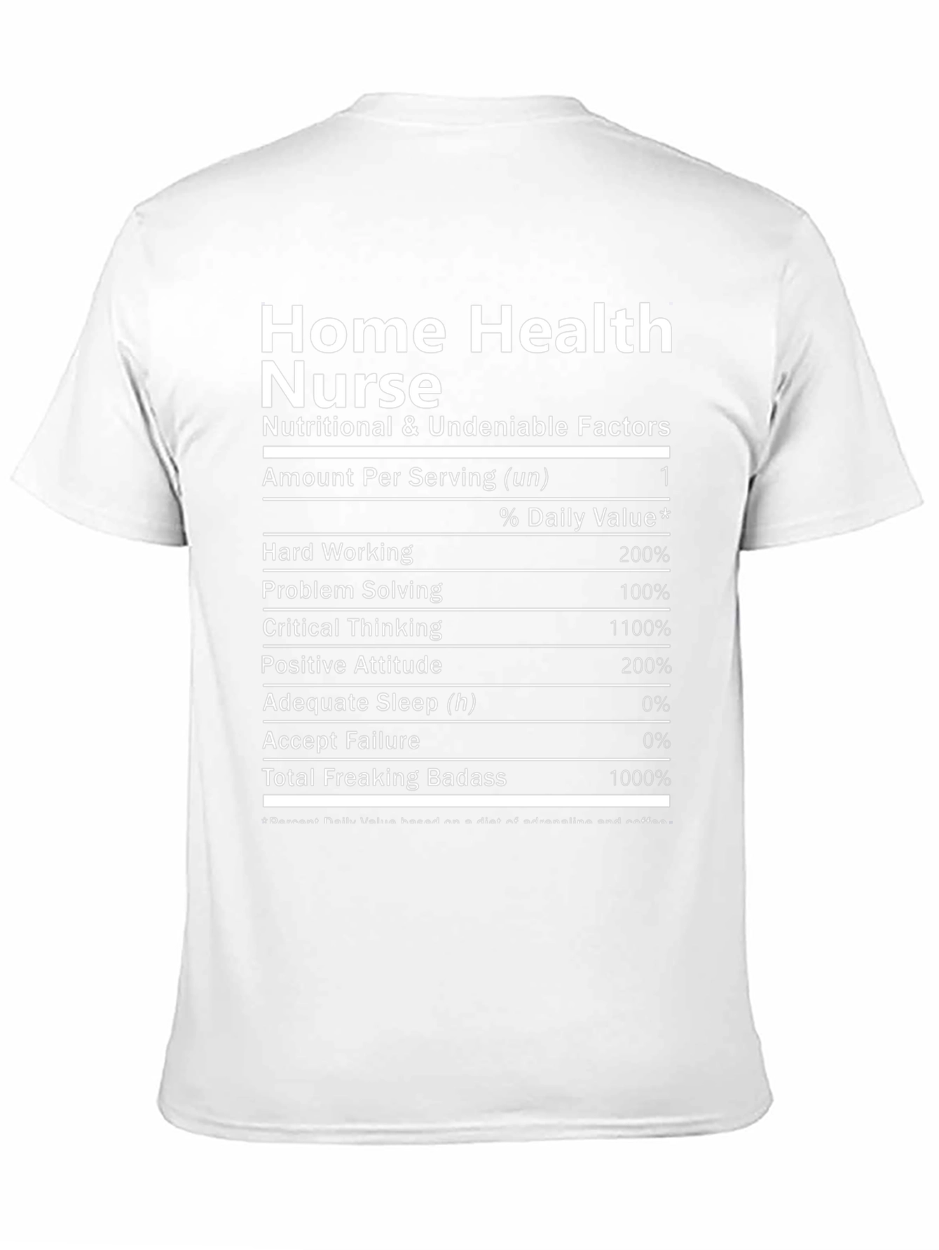 Home Health Nurse Novelty Graphic T-Shirt