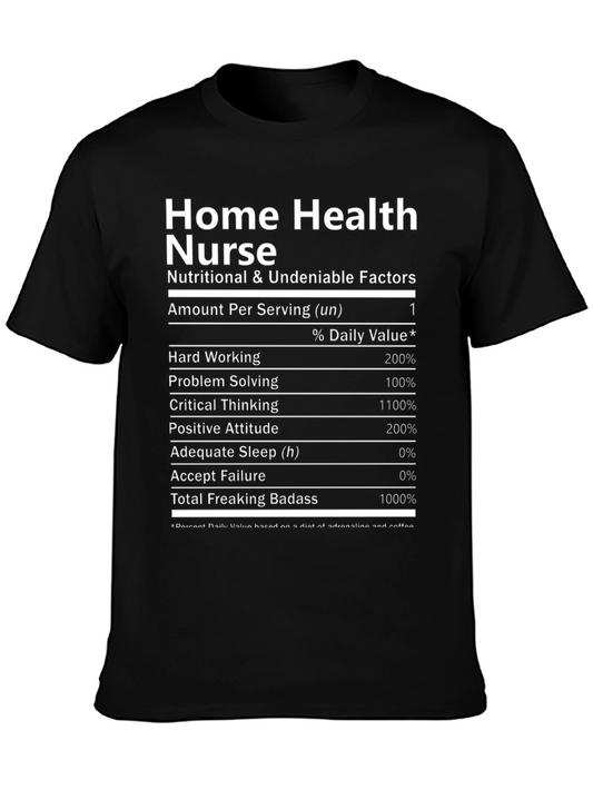 Home Health Nurse Novelty Graphic T-Shirt
