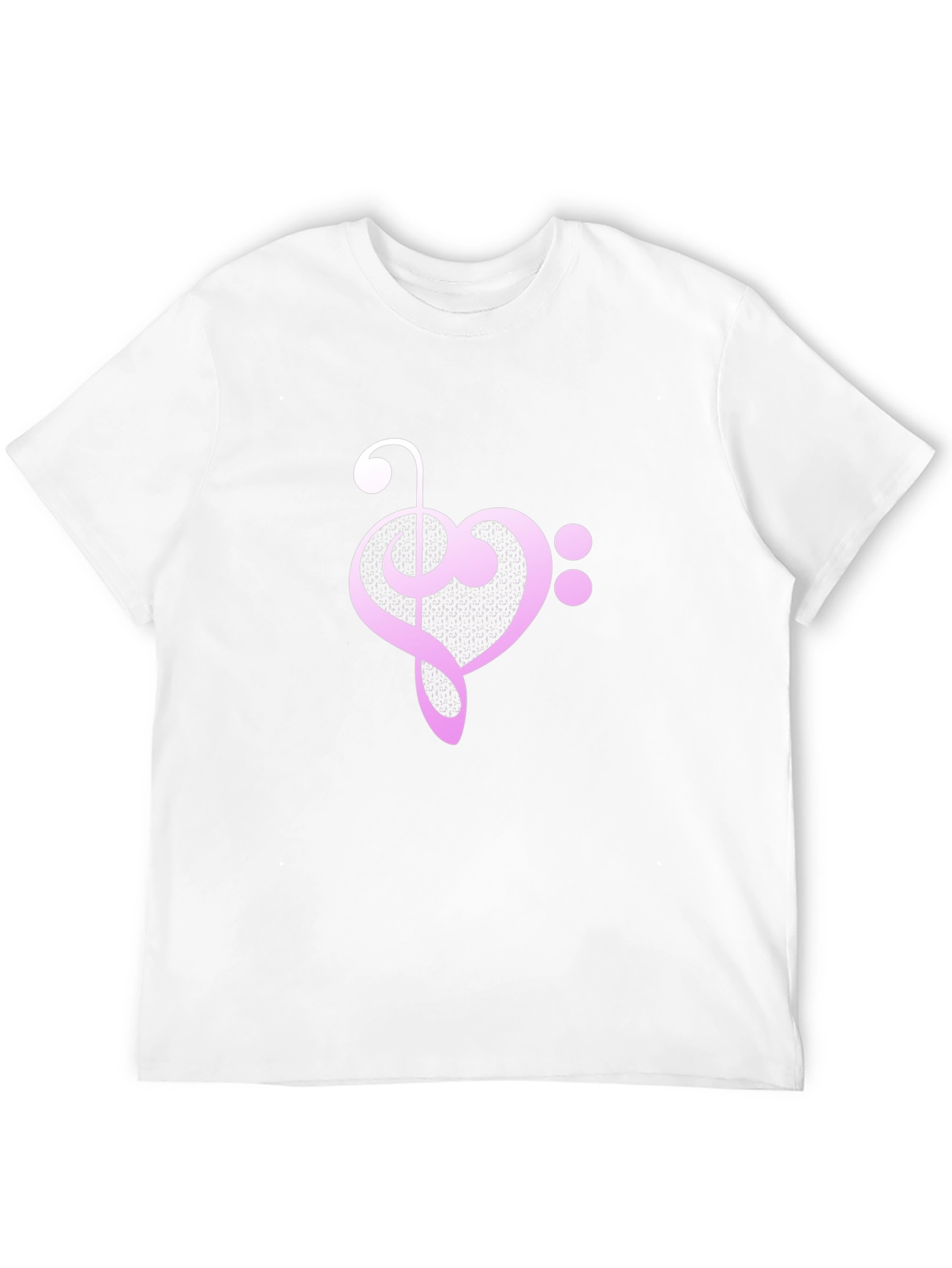 Musical Heart Graphic Tee - Black