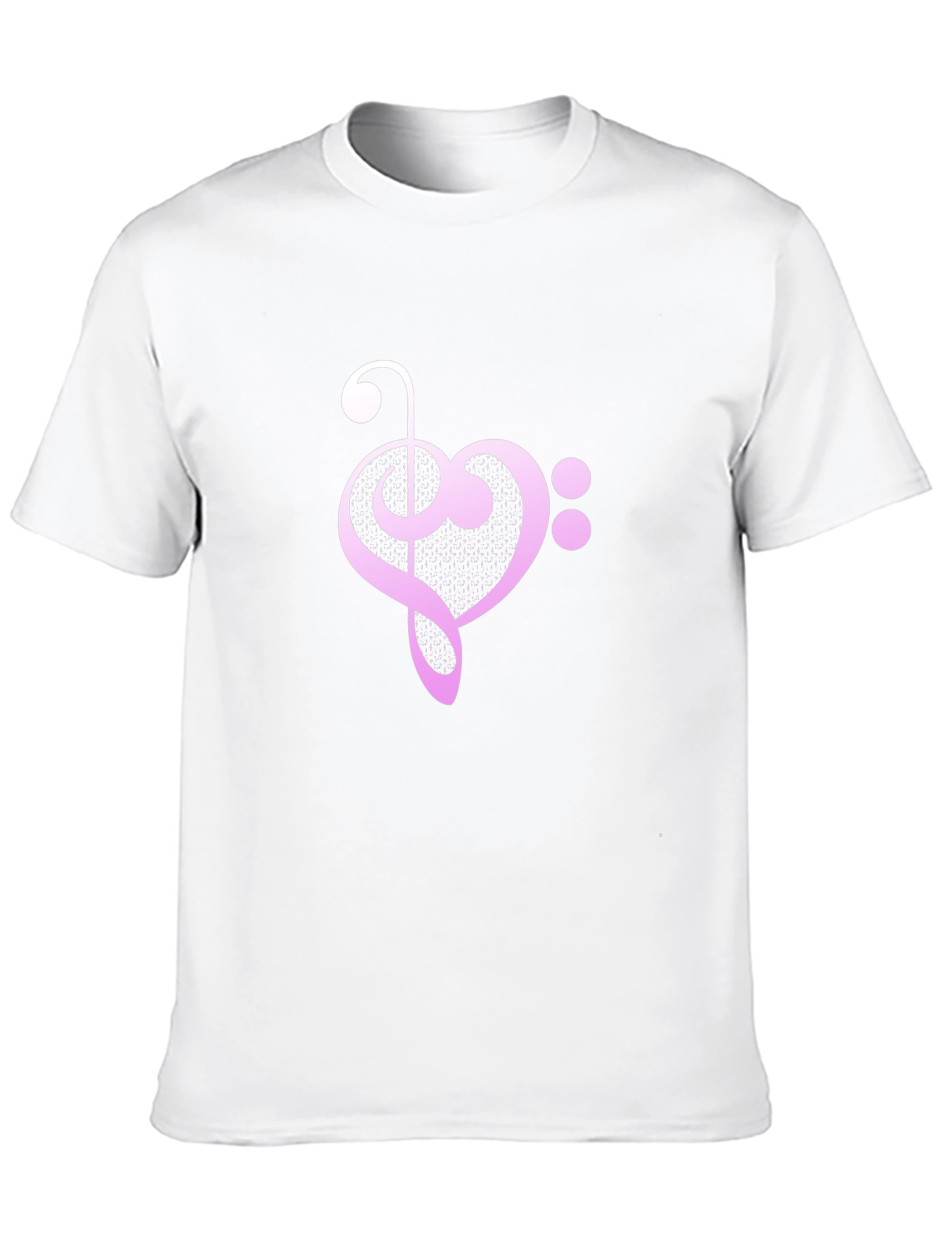 Musical Heart Graphic Tee - Black