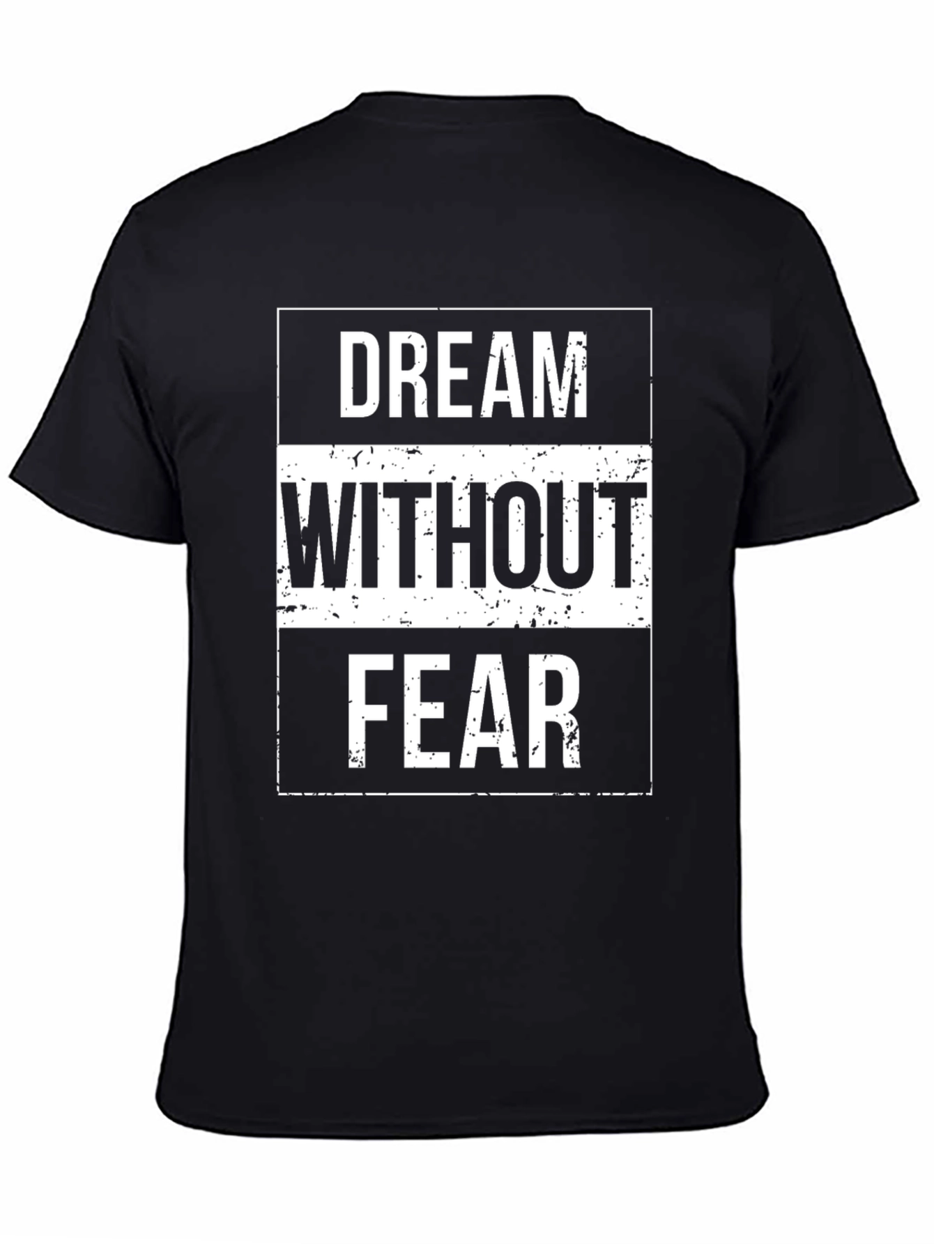 Dream Without Fear Black Graphic Tee