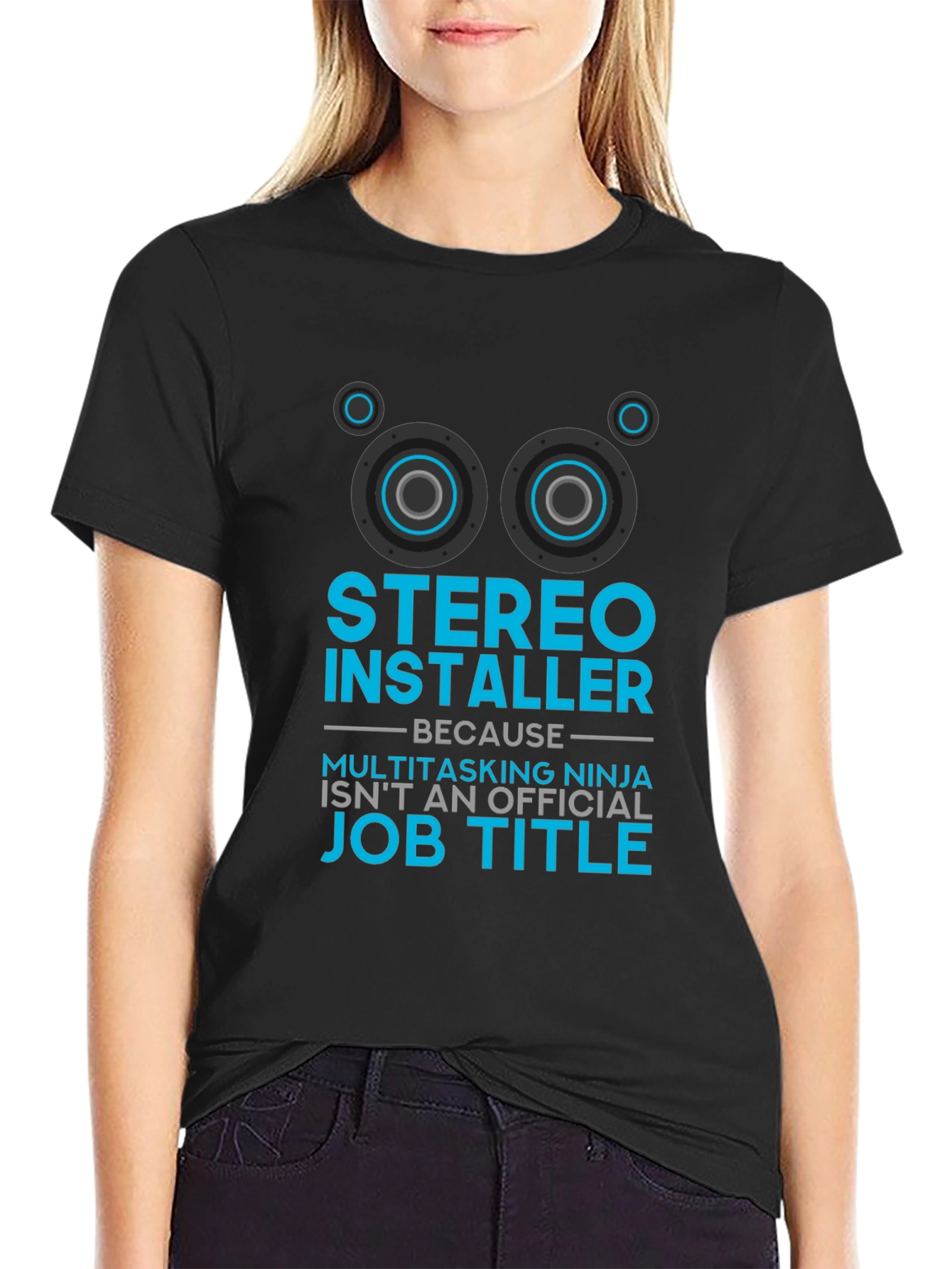 Stereo Installer Multitasking Ninja T-Shirt