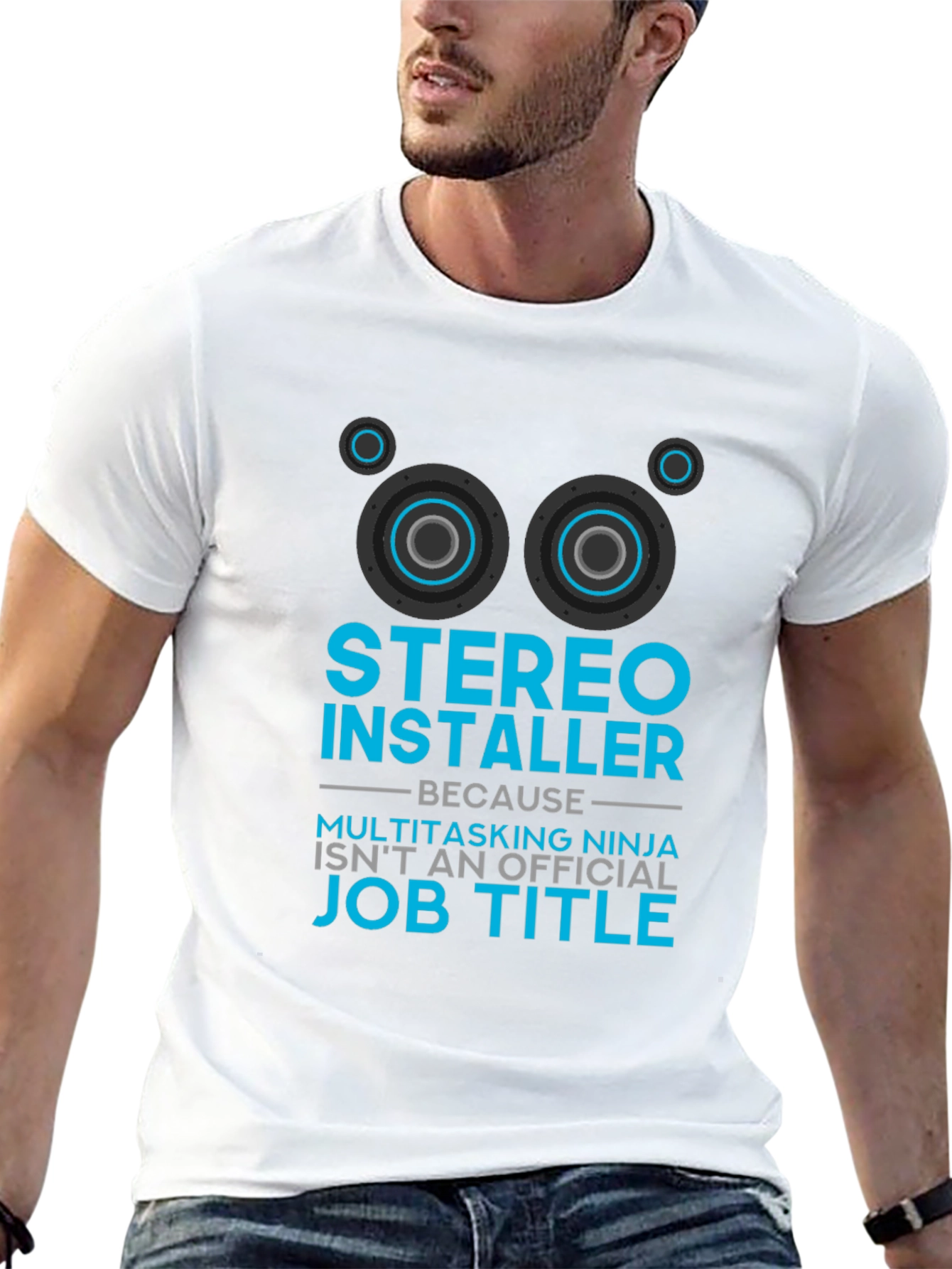 Stereo Installer Multitasking Ninja T-Shirt