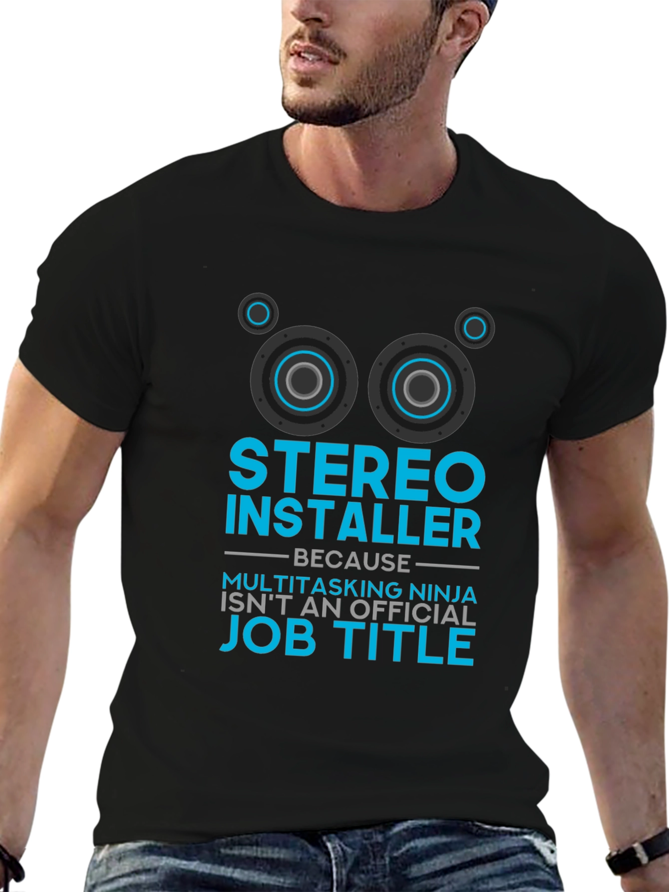 Stereo Installer Multitasking Ninja T-Shirt