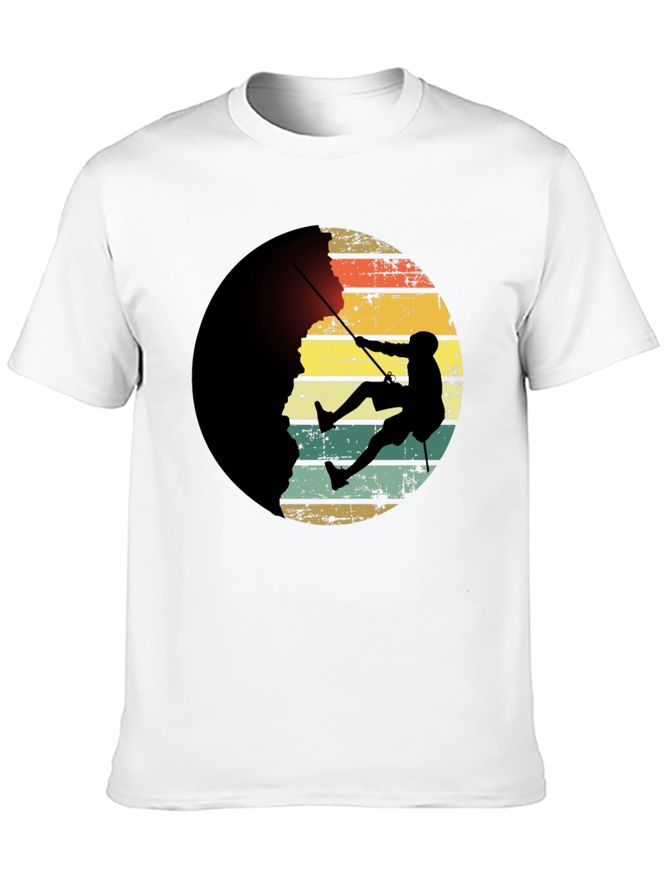 Climber Retro Graphic Tee - Mens Black T-Shirt