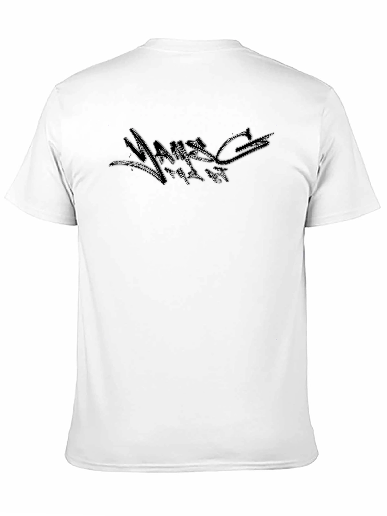 Urban Style Graphic Print Black Tee