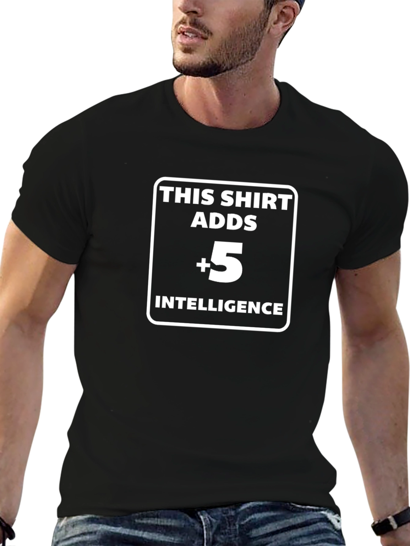 Intelligence Boost T-Shirt: Adds +5!