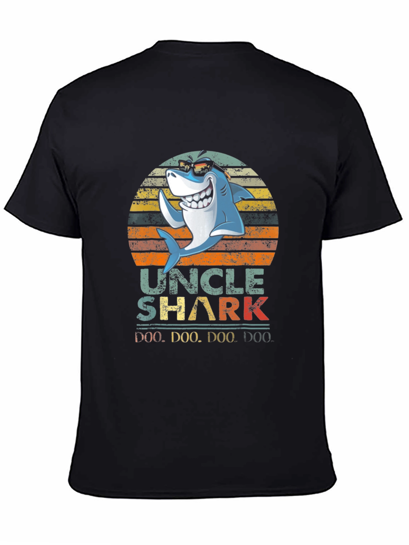 Uncle Shark T-Shirt - Doo Doo Doo Funny Tee