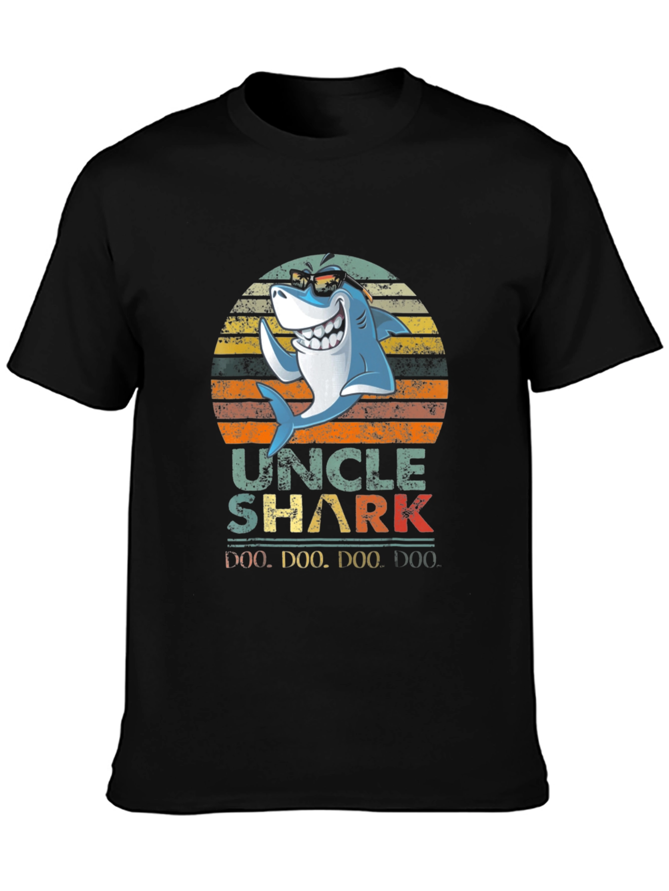 Uncle Shark T-Shirt - Doo Doo Doo Funny Tee