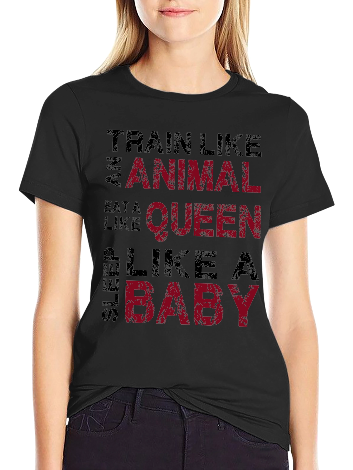 Train Like an Animal Funny Workout T-Shirt