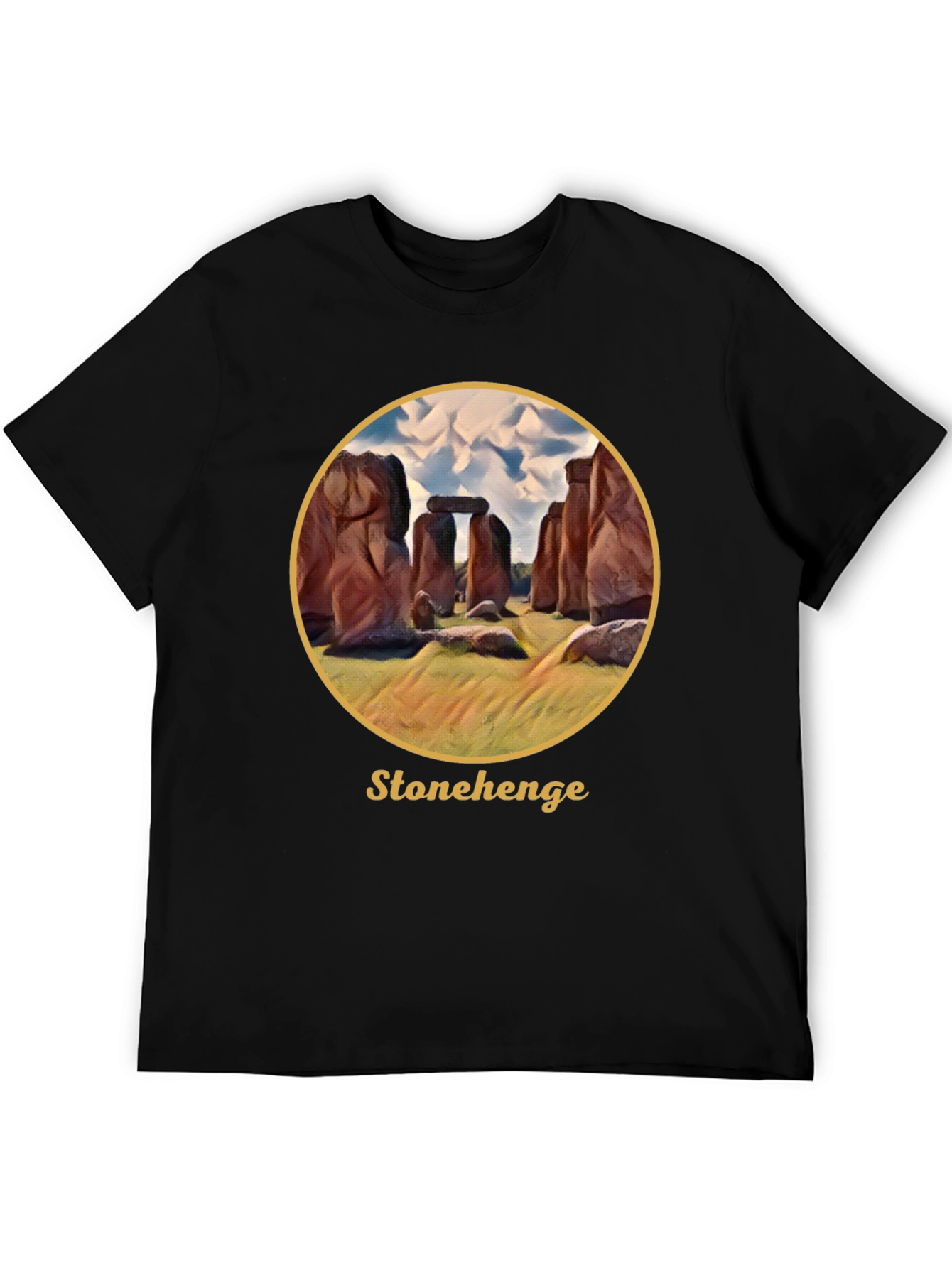 Stonehenge Graphic Tee - Black