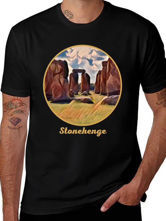 Stonehenge Graphic Tee - Black