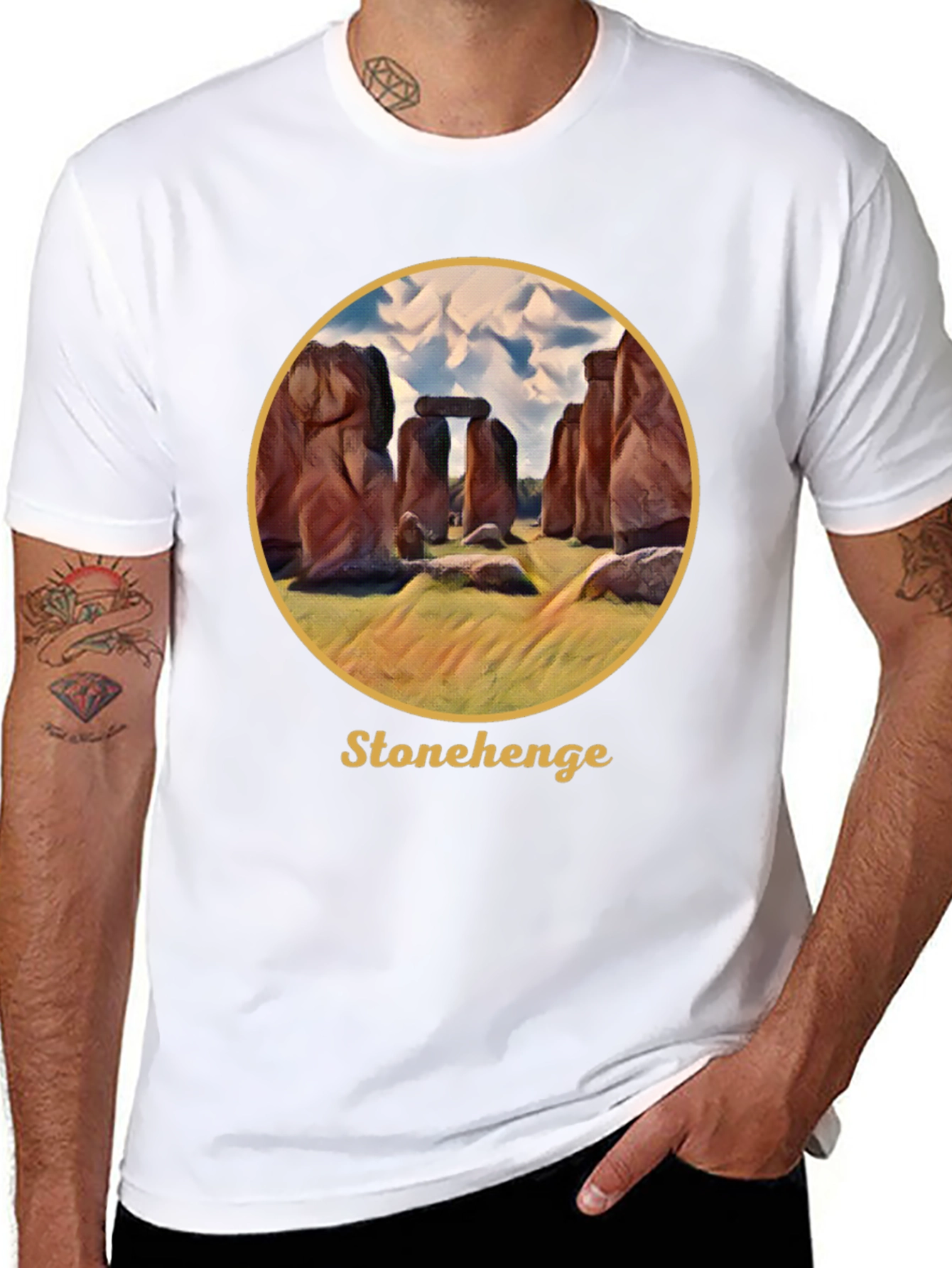 Stonehenge Graphic Tee - Black
