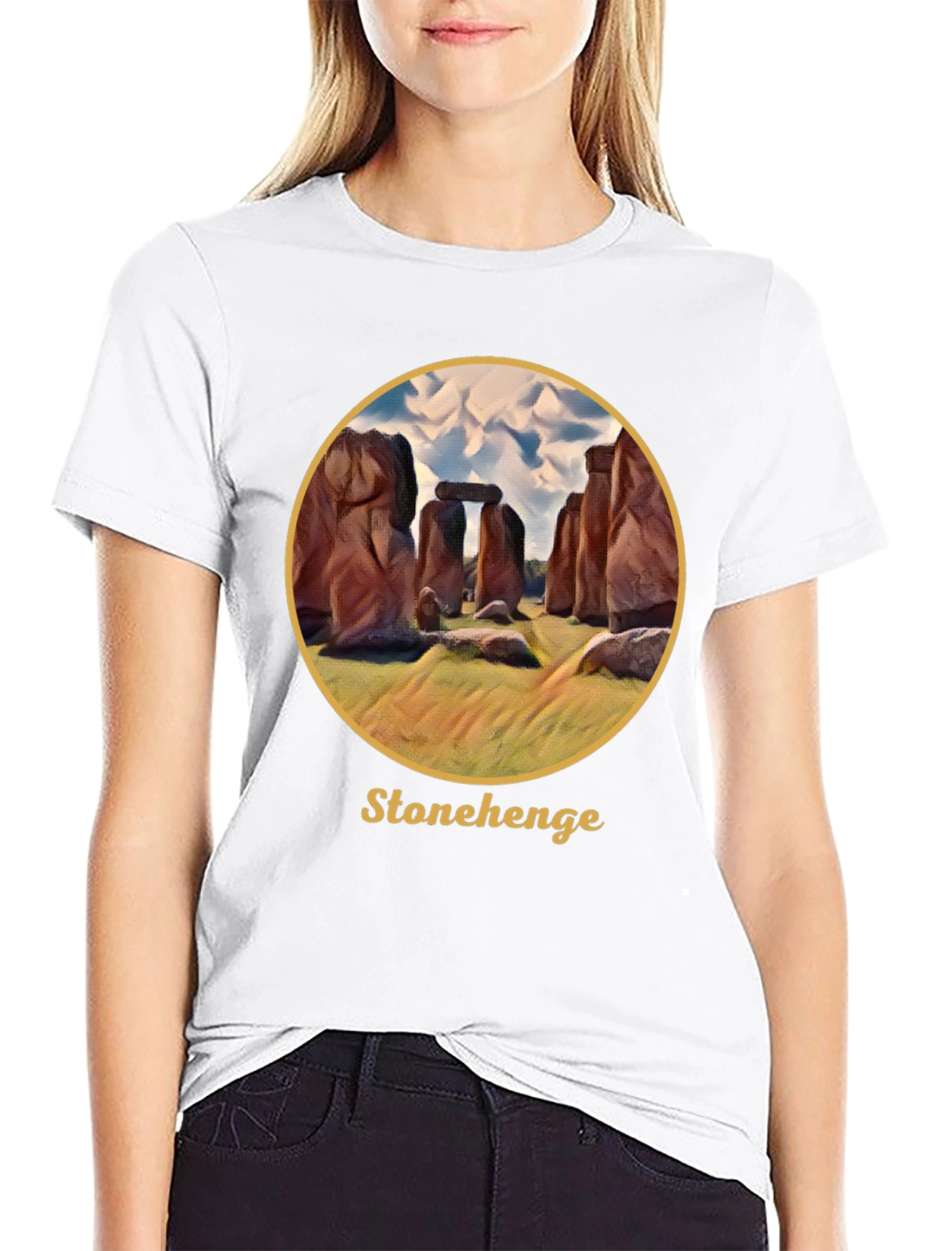 Stonehenge Graphic Tee - Black