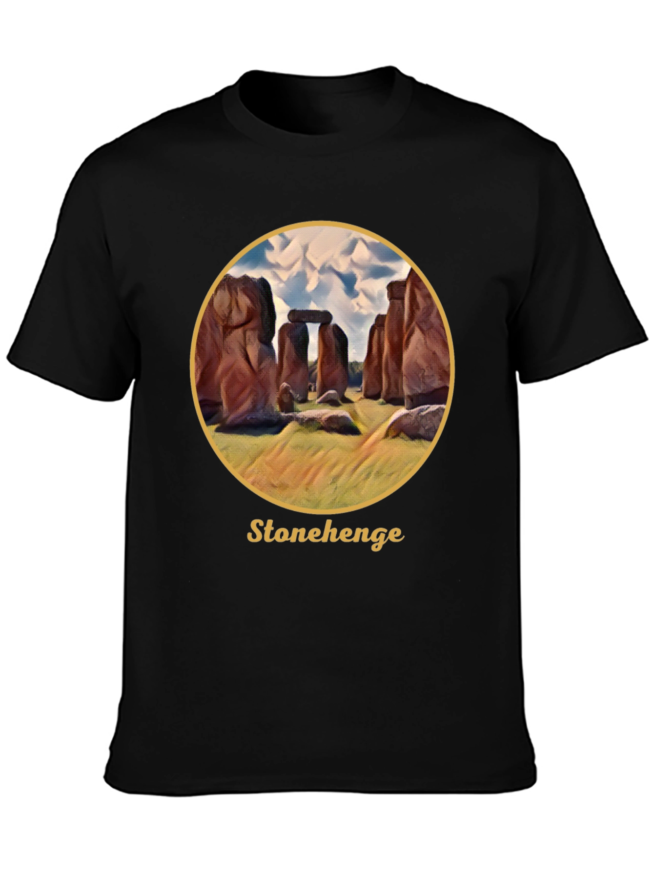 Stonehenge Graphic Tee - Black