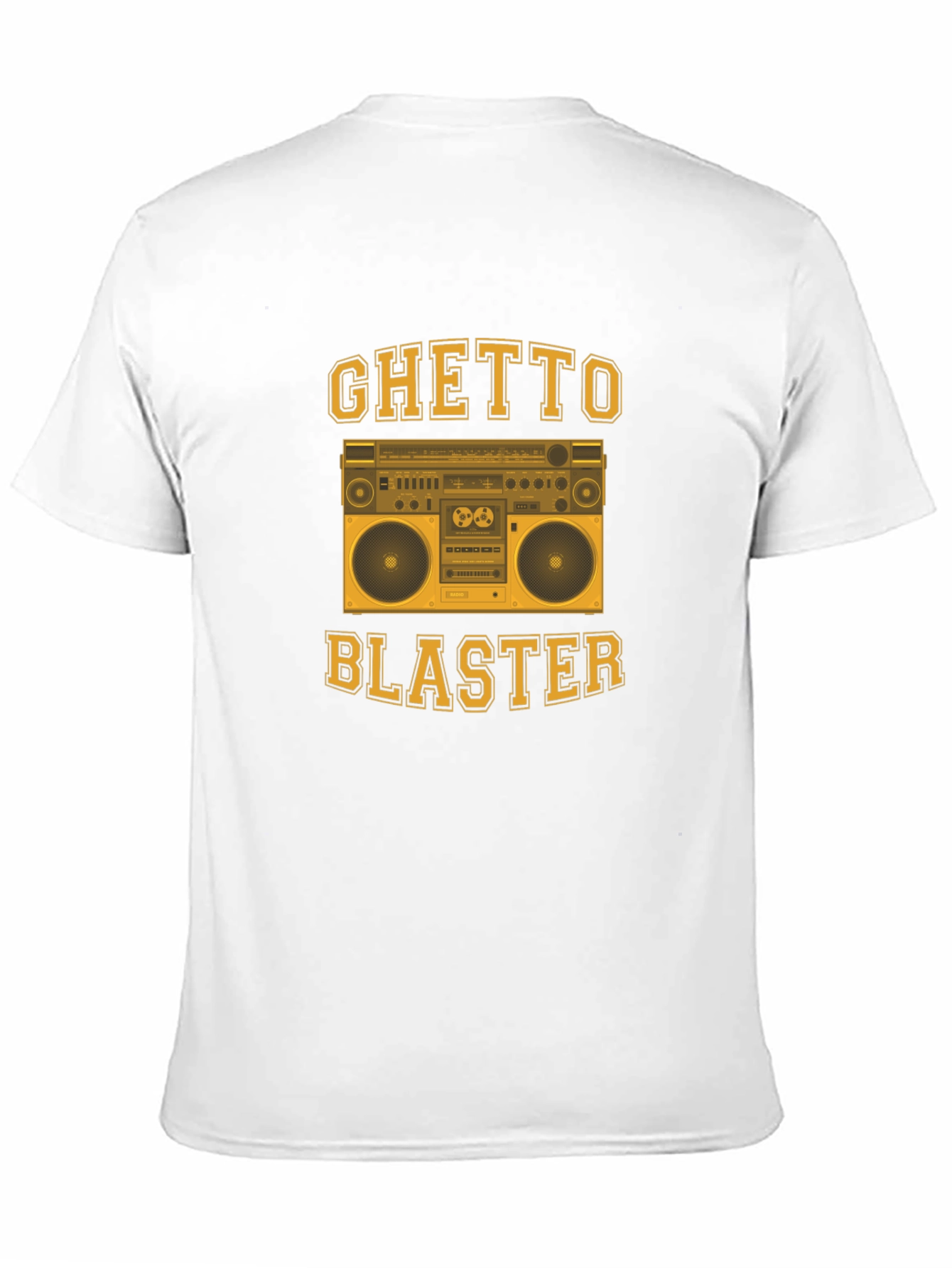 Ghetto Blaster Graphic Tee - Retro Boombox Design