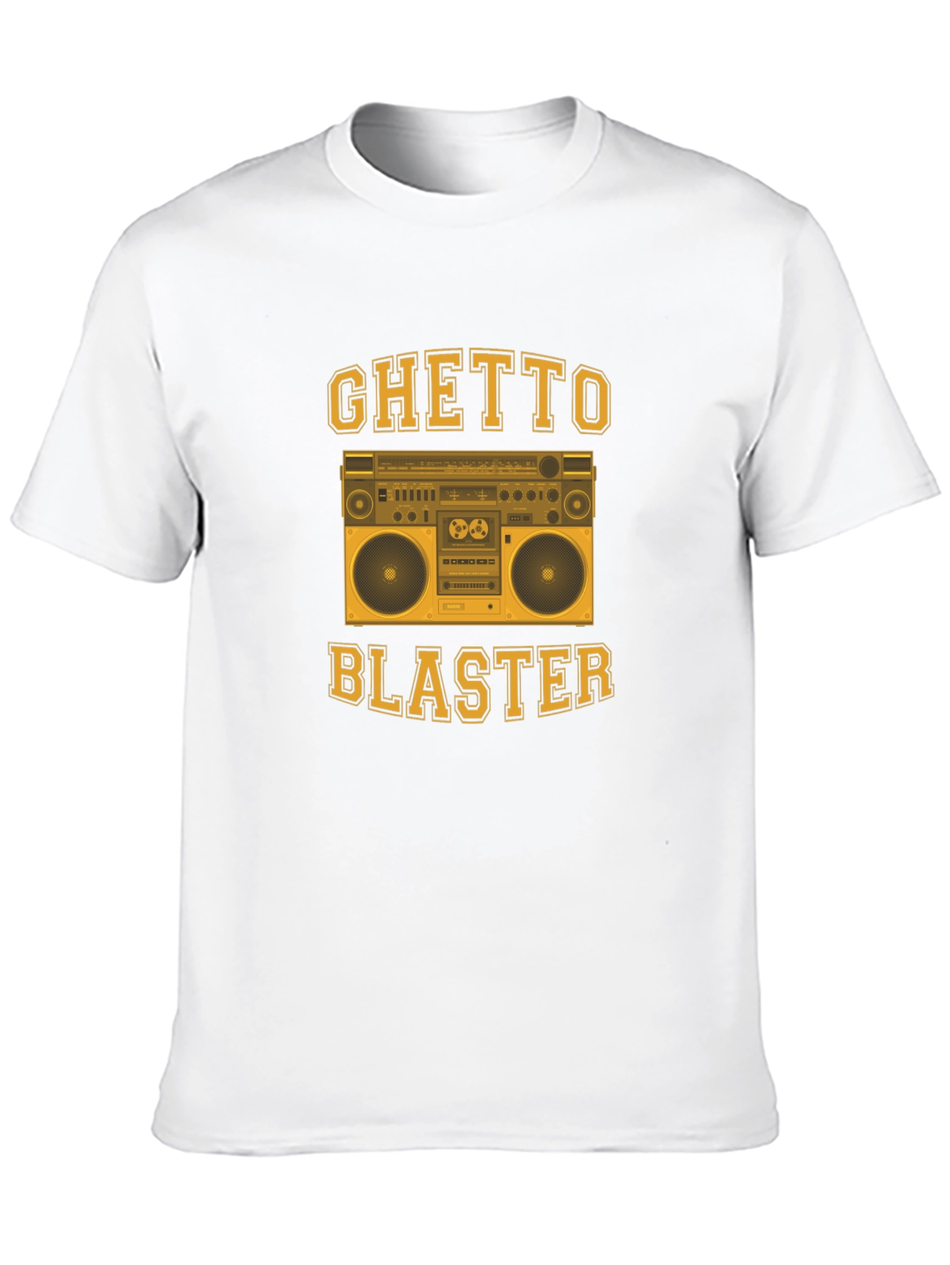Ghetto Blaster Graphic Tee - Retro Boombox Design
