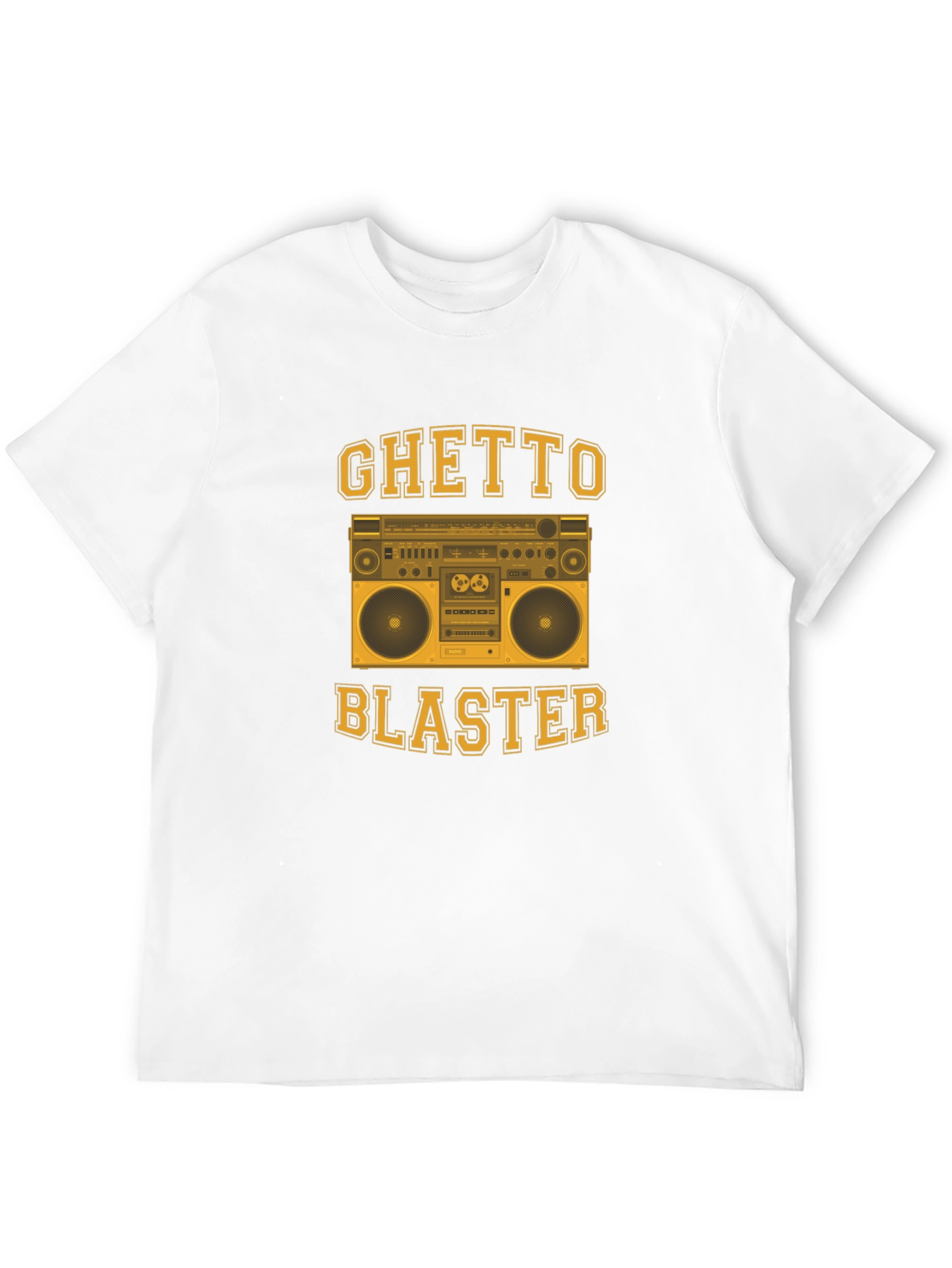 Ghetto Blaster Graphic Tee - Retro Boombox Design