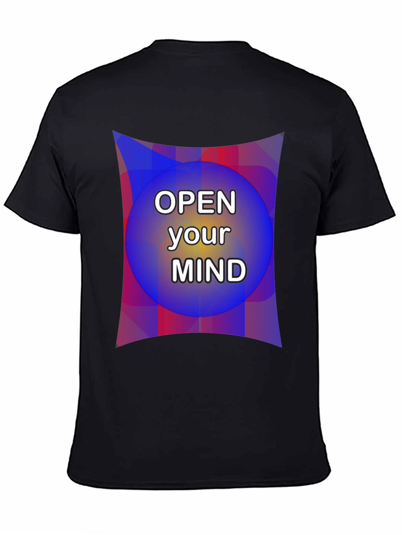 Open Your Mind Graphic Tee - Unisex Black T-Shirt