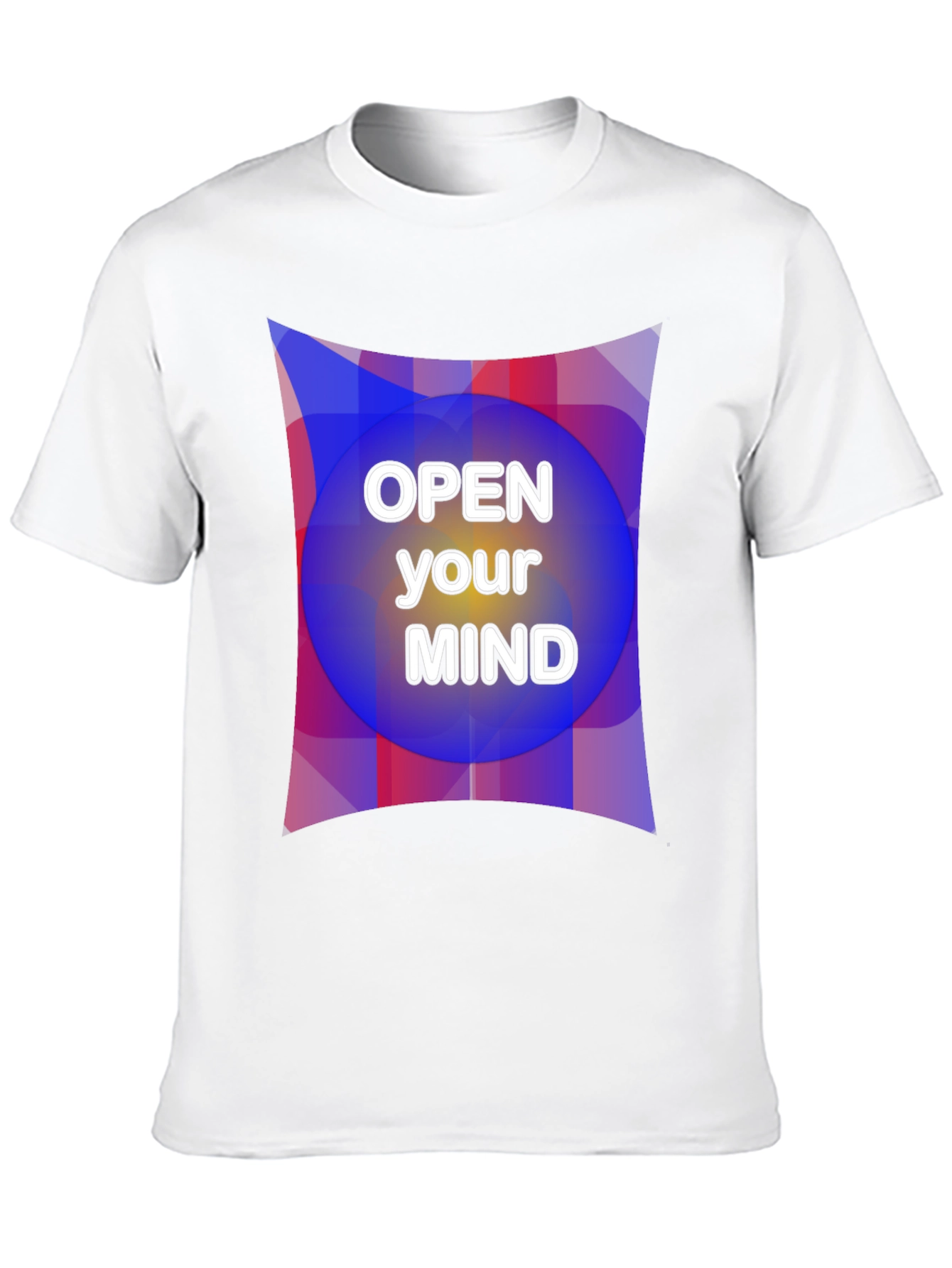 Open Your Mind Graphic Tee - Unisex Black T-Shirt