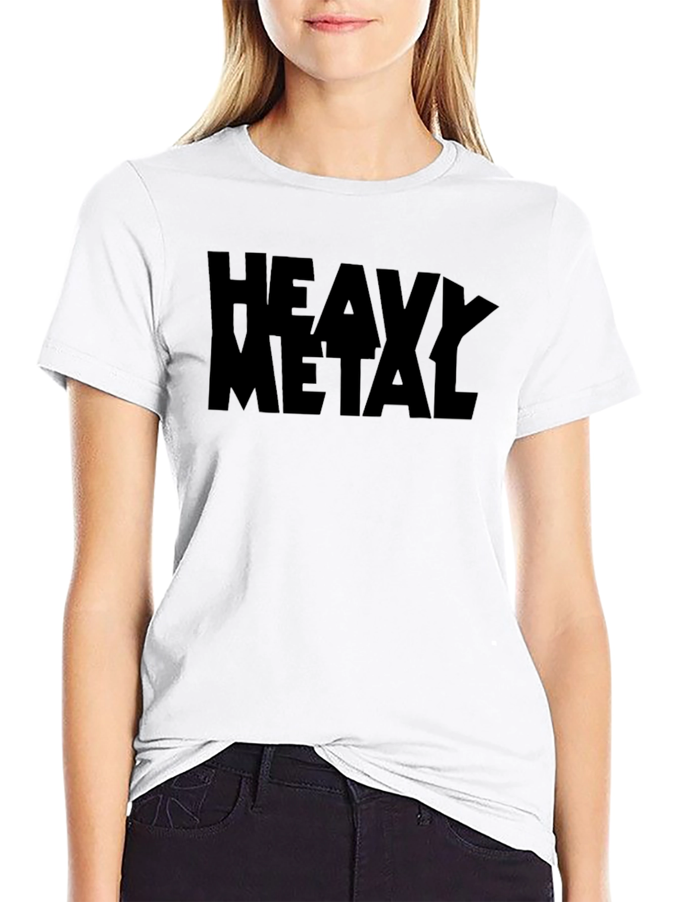 Heavy Metal Graphic Tee - Black Cotton T-Shirt
