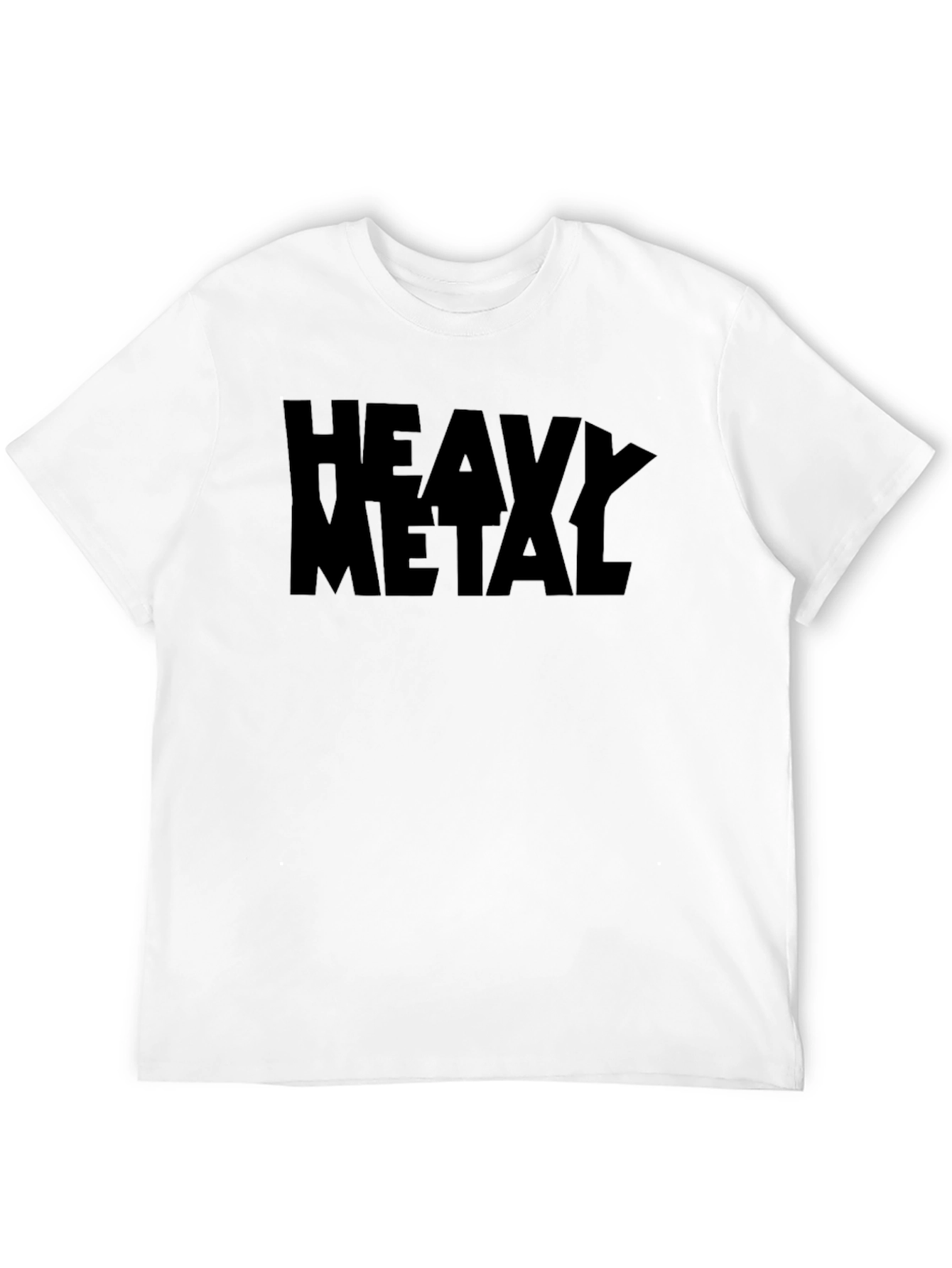 Heavy Metal Graphic Tee - Black Cotton T-Shirt