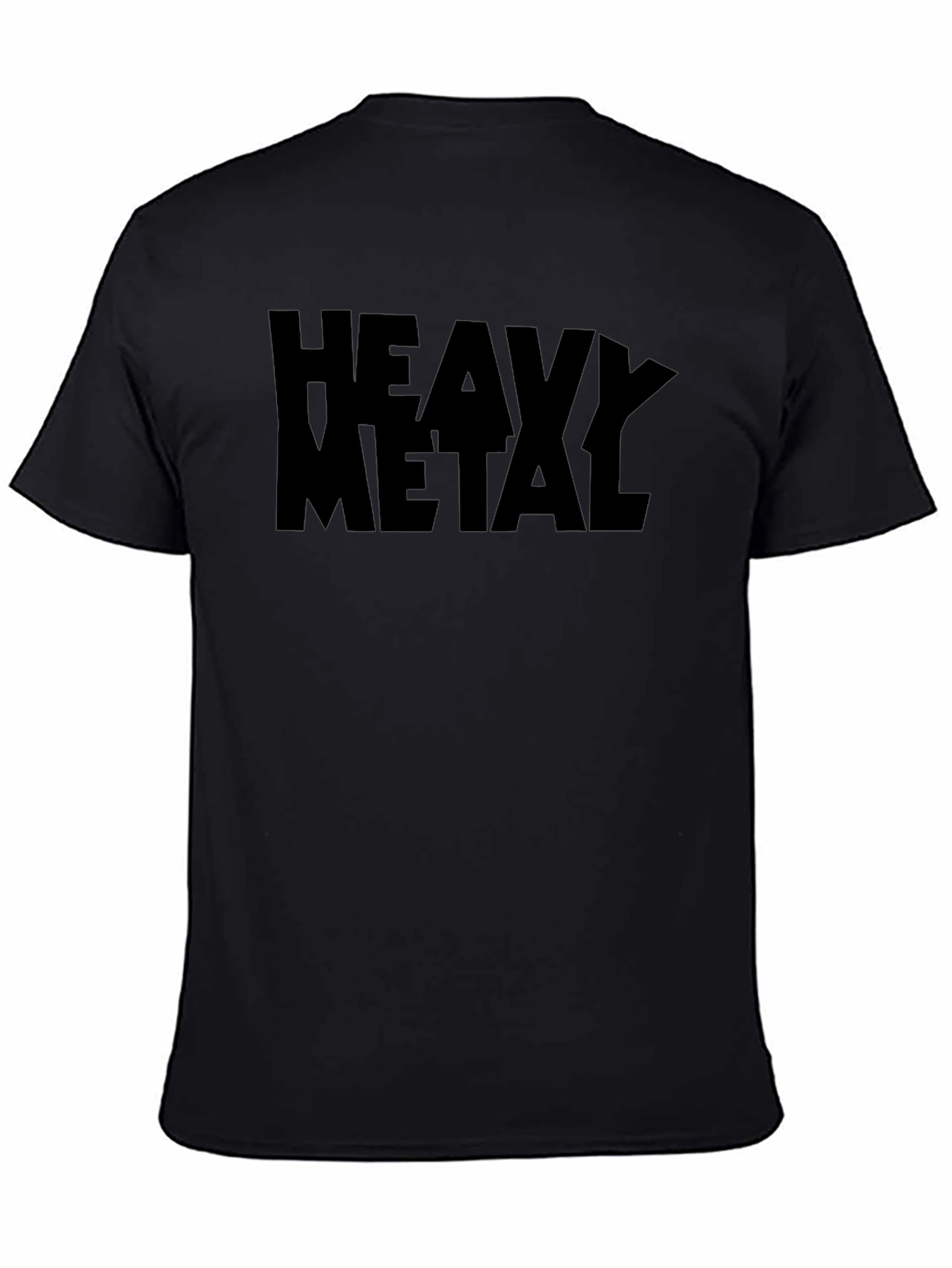 Heavy Metal Graphic Tee - Black Cotton T-Shirt