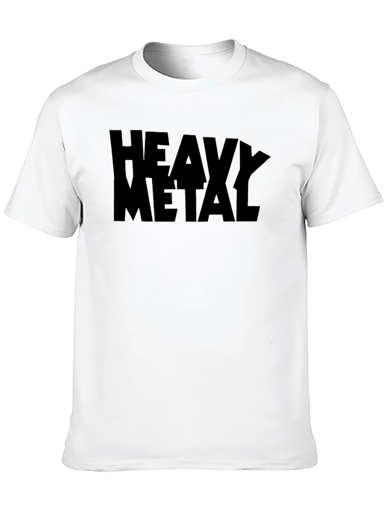 Heavy Metal Graphic Tee - Black Cotton T-Shirt