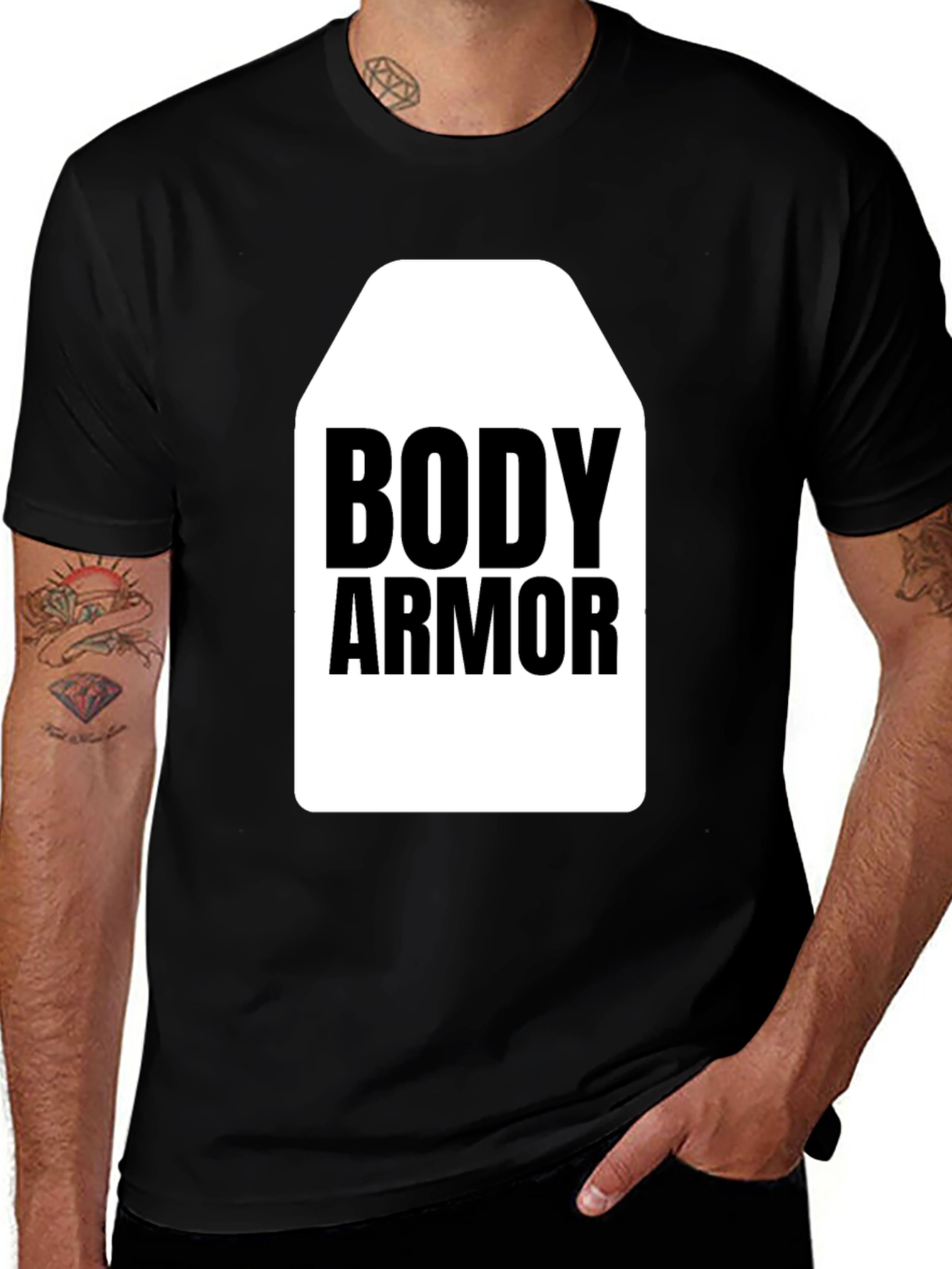 Body Armor Graphic Tee - Black
