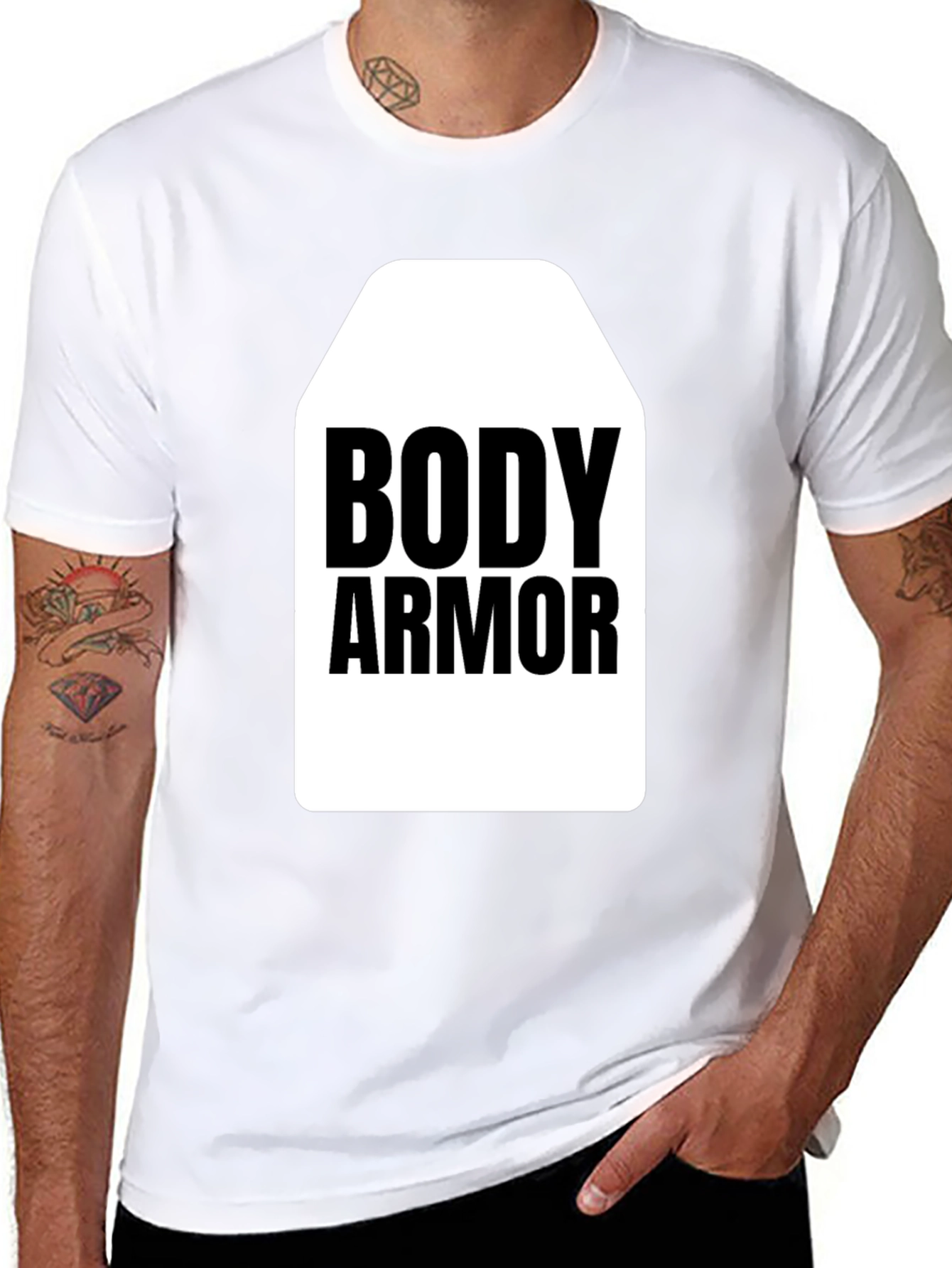 Body Armor Graphic Tee - Black